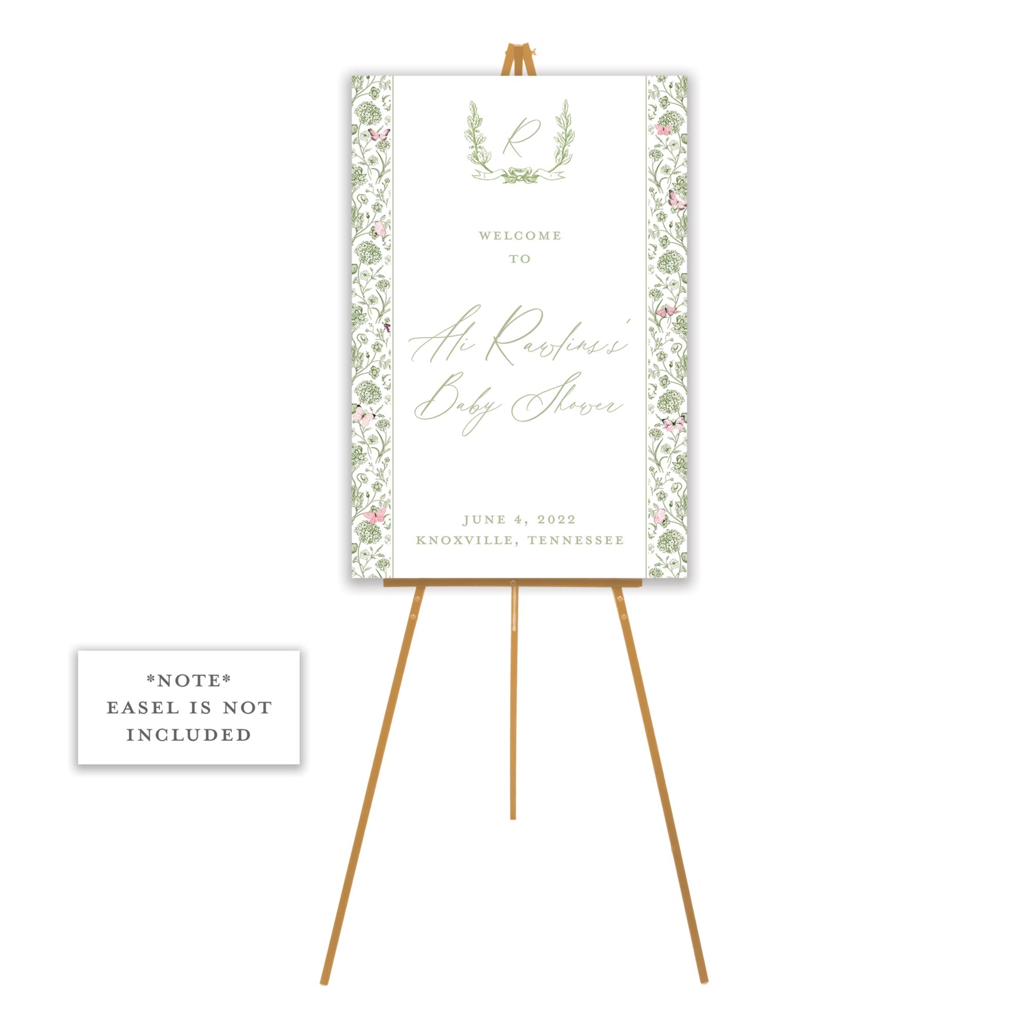 Butterfly Garden Welcome Sign