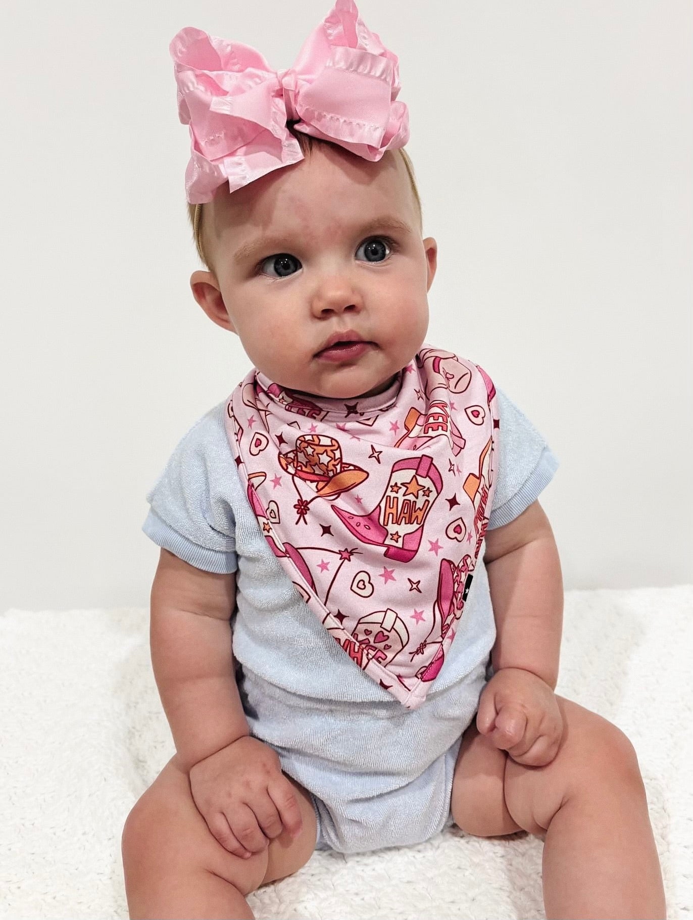 Yee Haw (pink) - Bib
