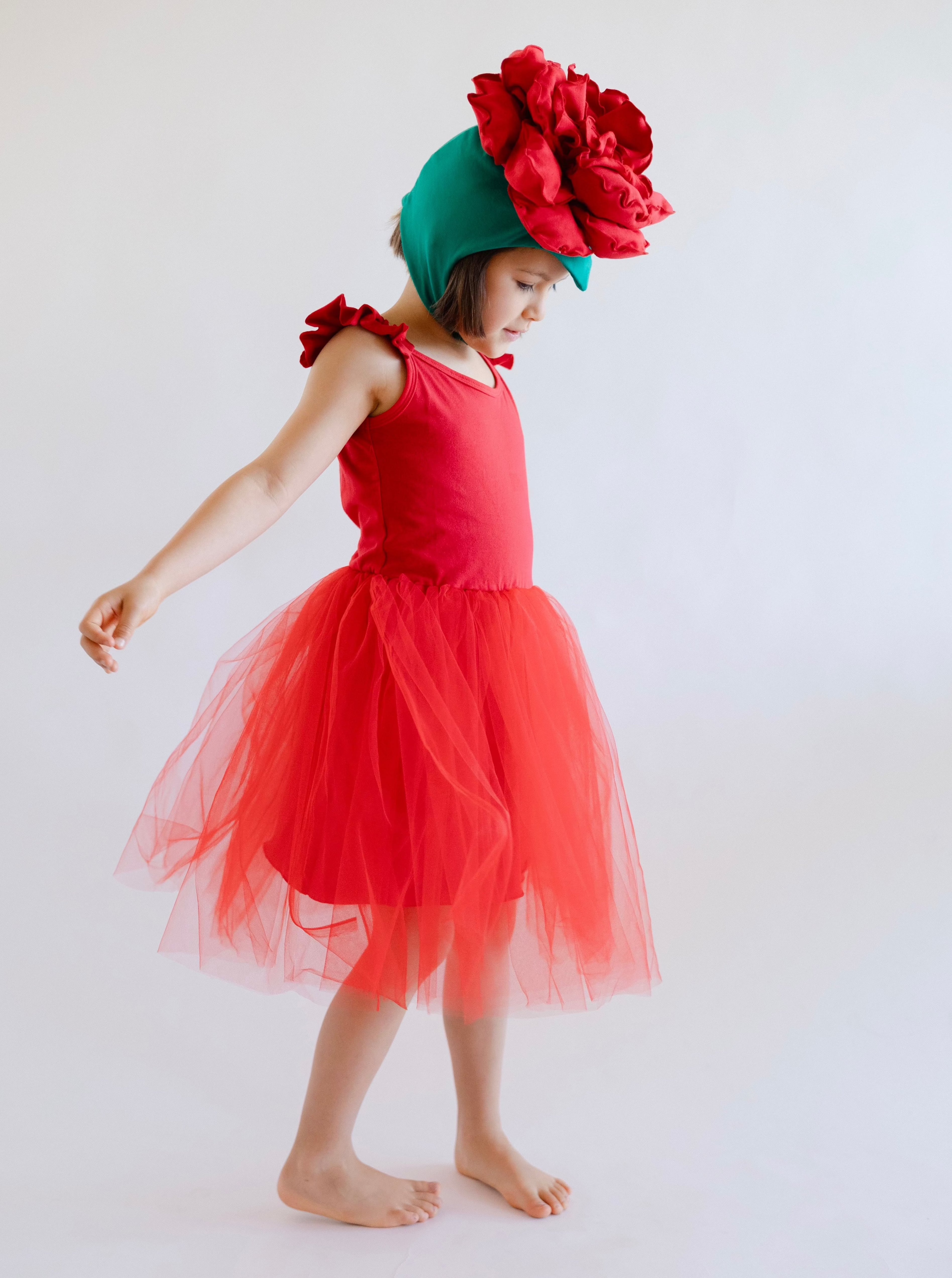 Rose Costume With Tutu