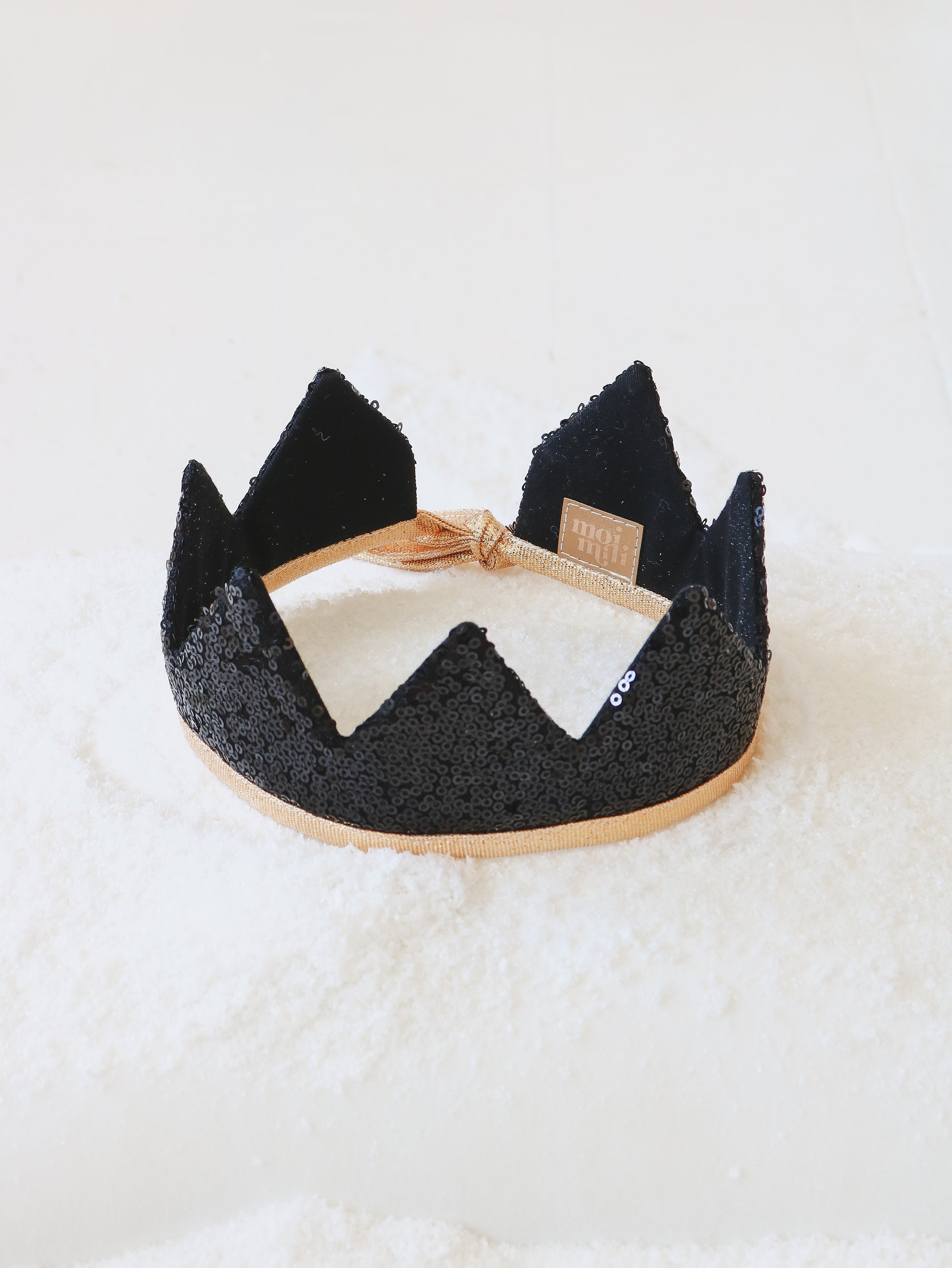 Black Sequins Fairy Tale Crown