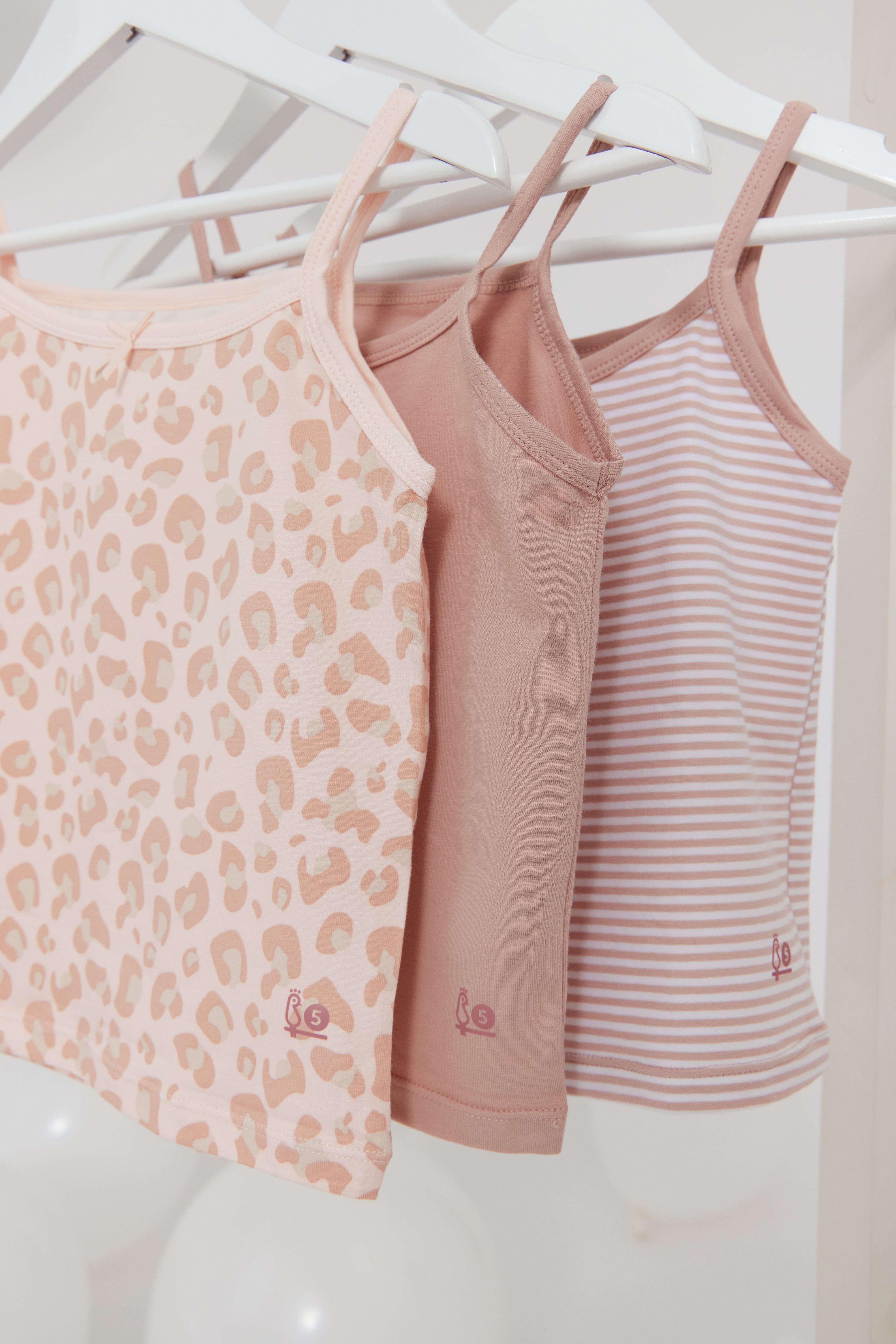 Feathers Girls And Toddler Undershirts - Kids Camisoles - Super Soft Cotton