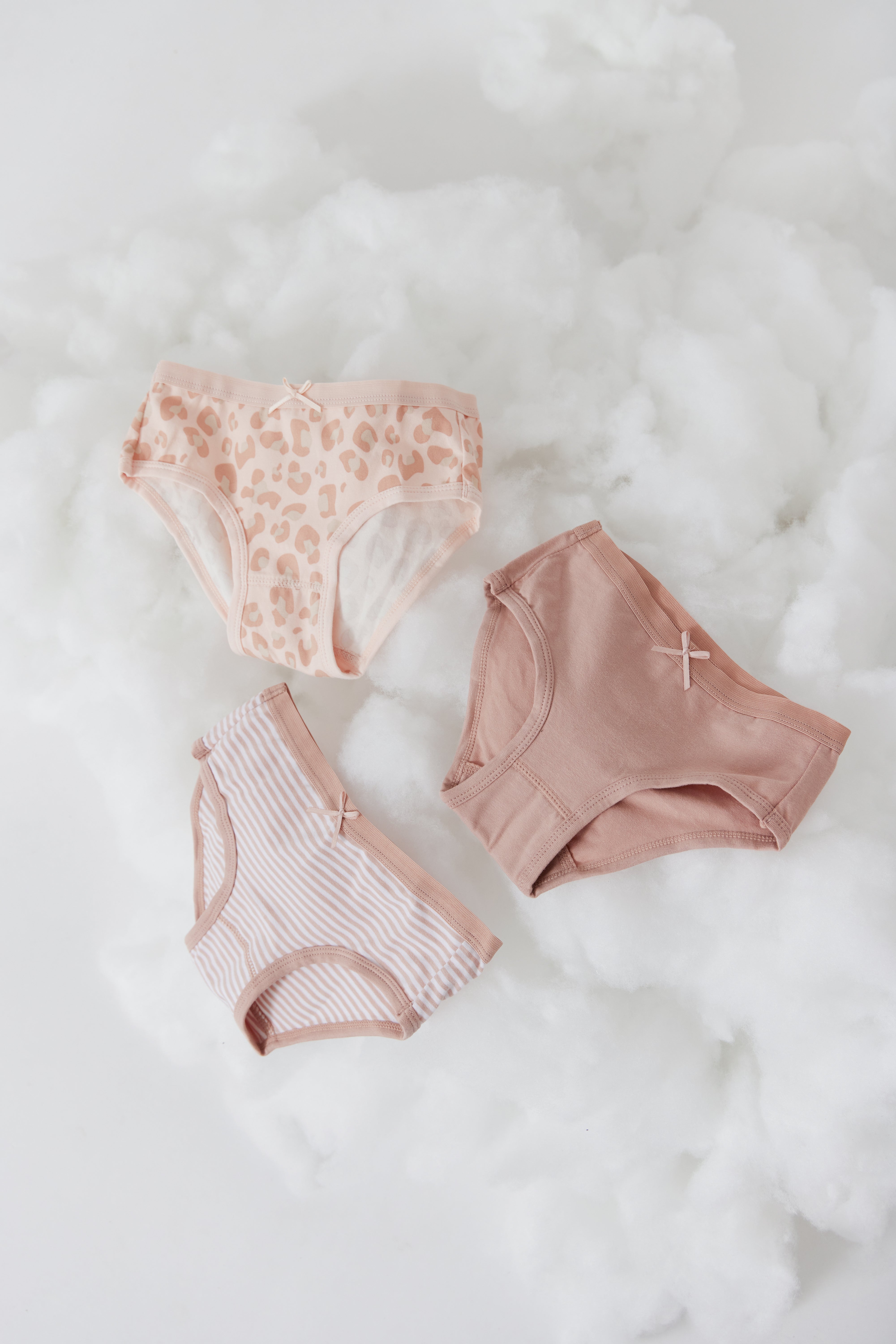Feathers Girls And Toddler Underwear - Kids Underwear - Super Soft Cotton