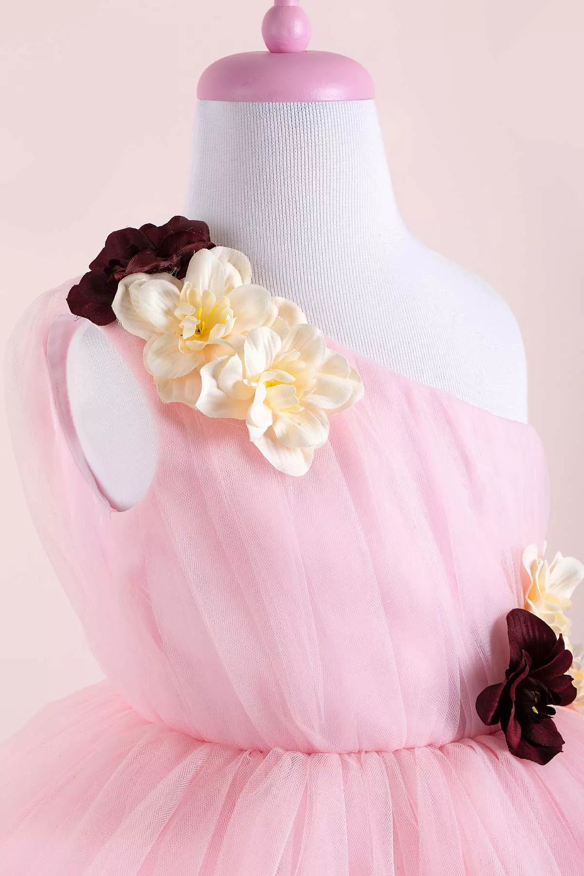 Felicity Pink Flower Party Dress