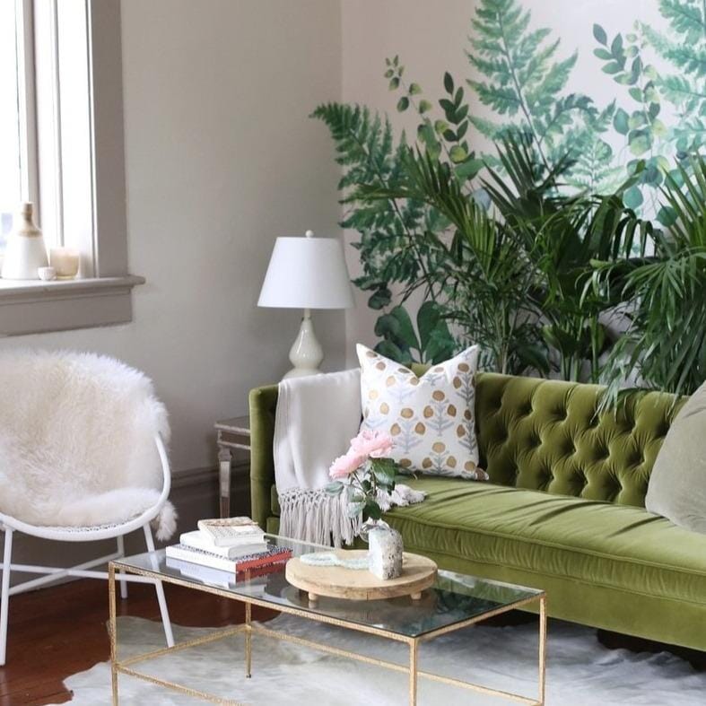 Ferns & Eucalyptus Wall Decals