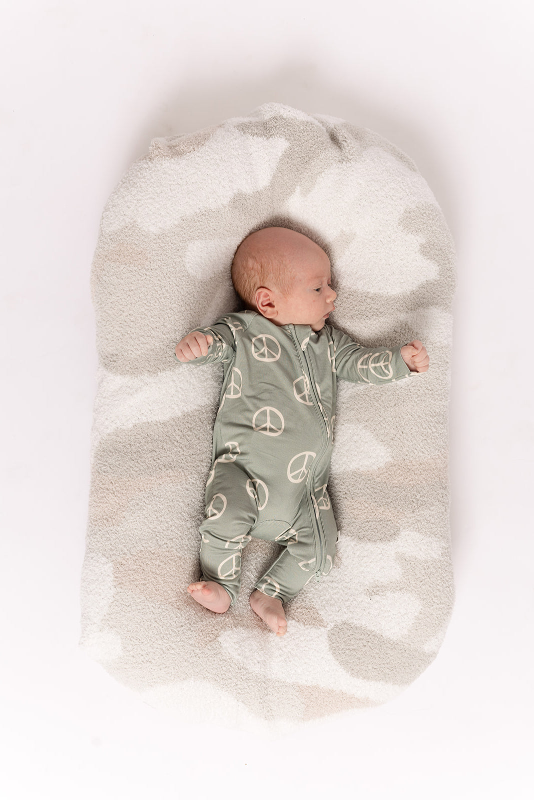 Bamboo Zip Pajamas | Peace