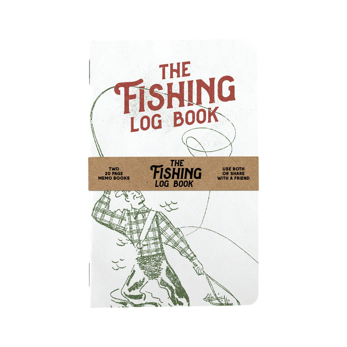 Fishing Log Book - Two 20-page Books