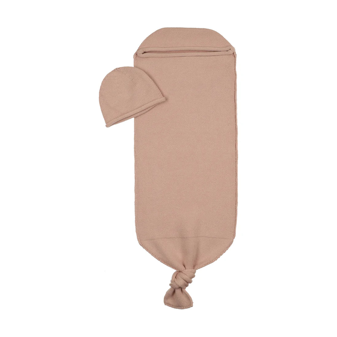 Peluche Pointelle Knit Cocoon Set