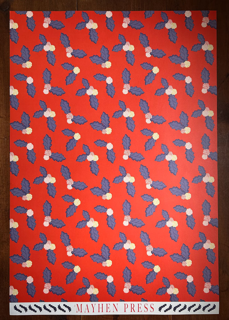 Floral Scatter Pattern Sheet