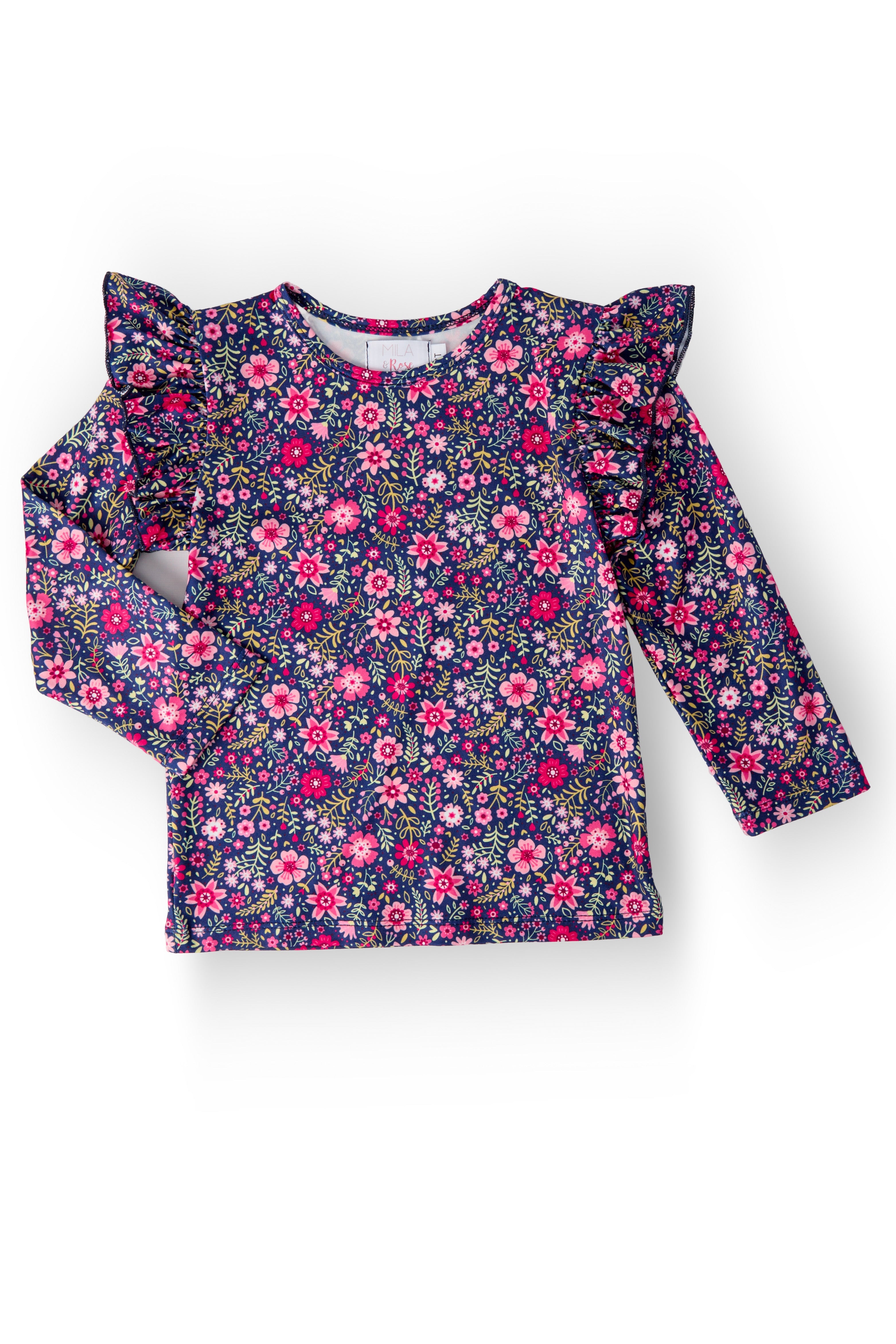 Flower Farm L/s Ruffle Tee