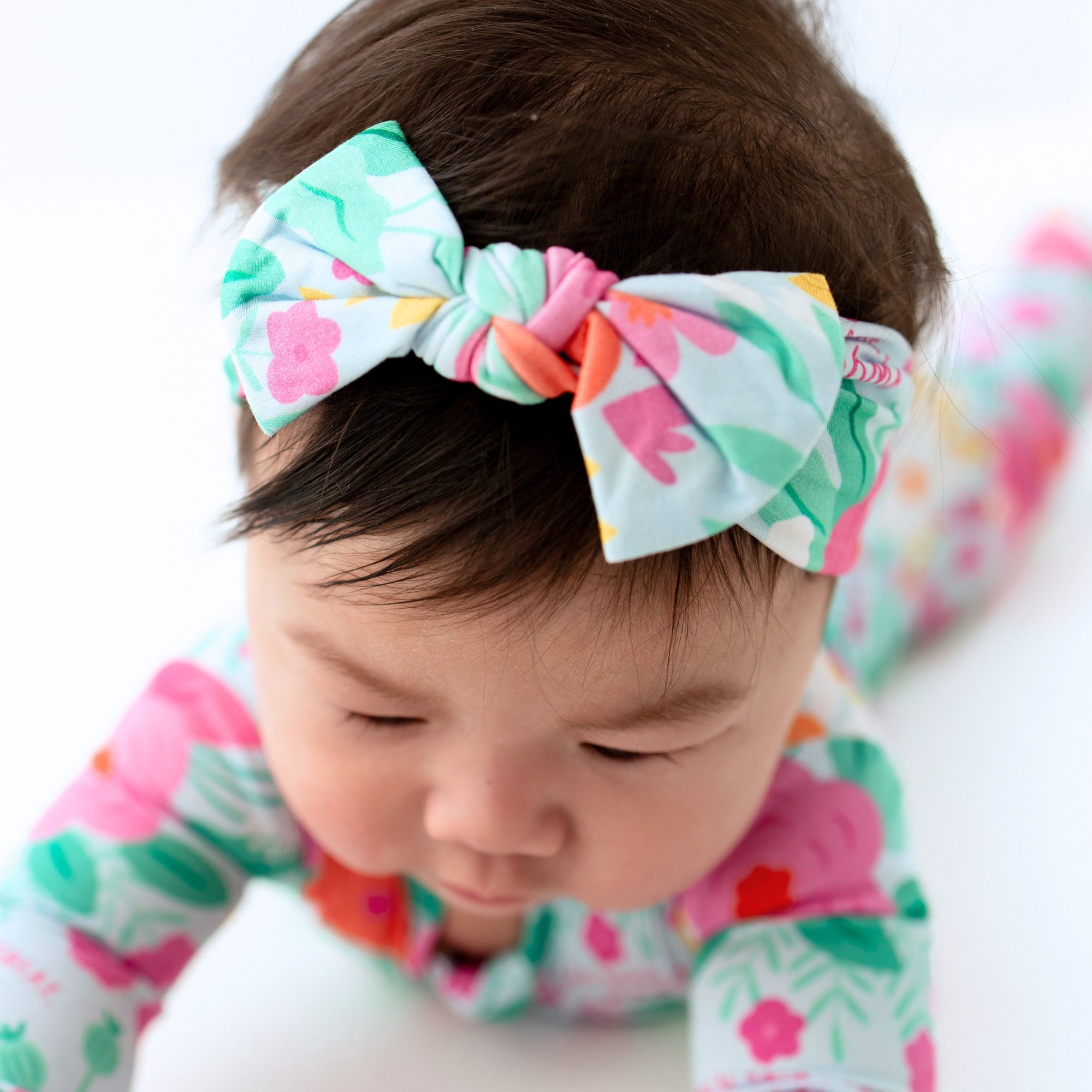 The Softknot Bow | Flower Power | "you're Doing Great, Mama"