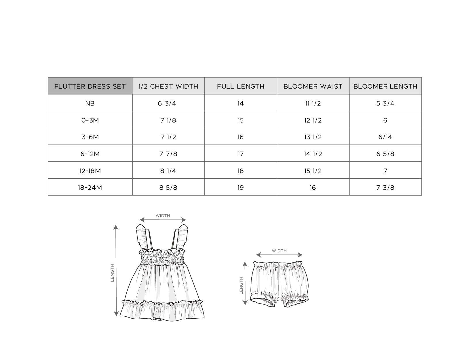 Baby Girl Flutter Dress Set