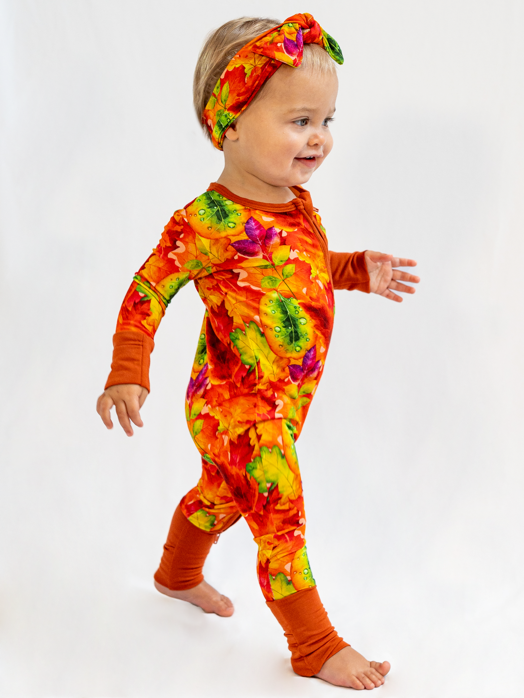 Foliage Zip Romper