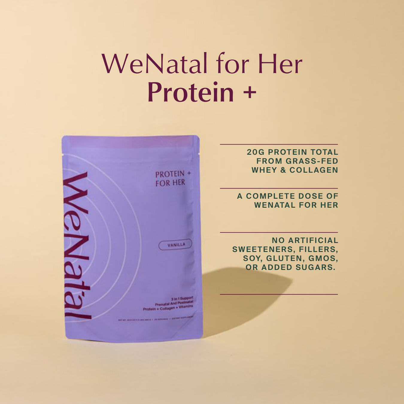 Wenatal Prenatal Protein+ For Her