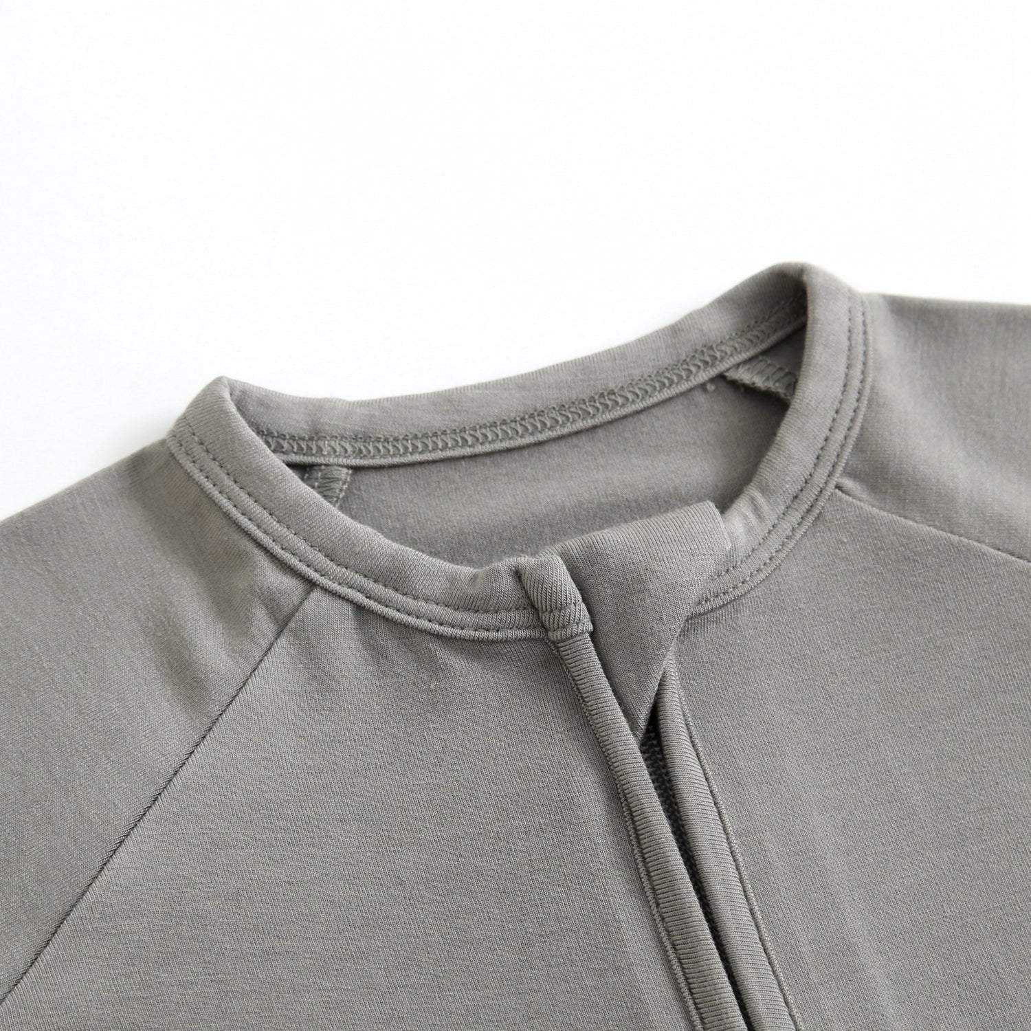 Forest Green Zippered Baby Romper