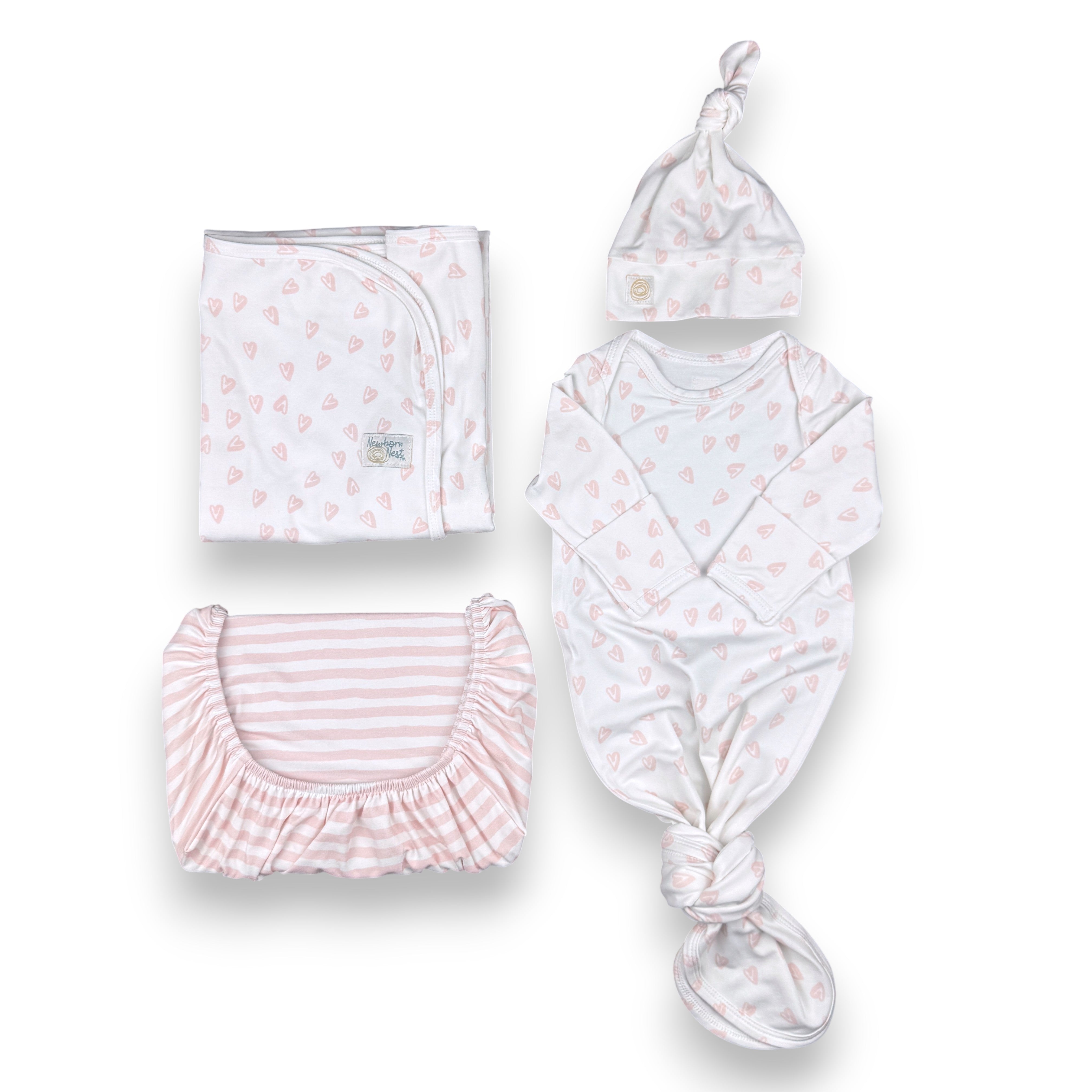 Forever Mine, Blush - Organic Newborn Nest