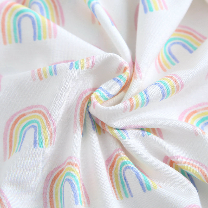Forever Rainbow Bamboo Swaddle Blanket