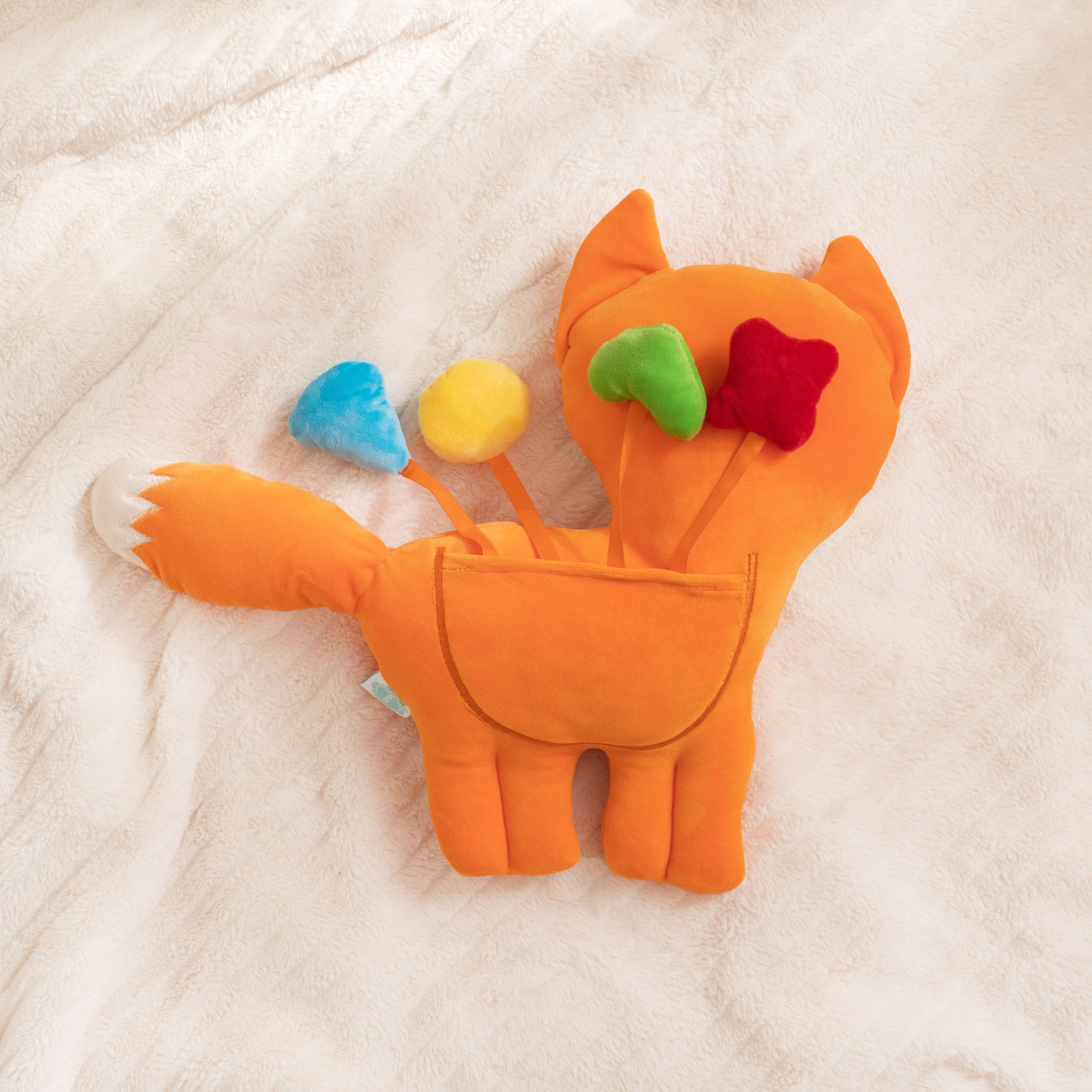 Orange Fox Snugglebuddies Emotions Plush