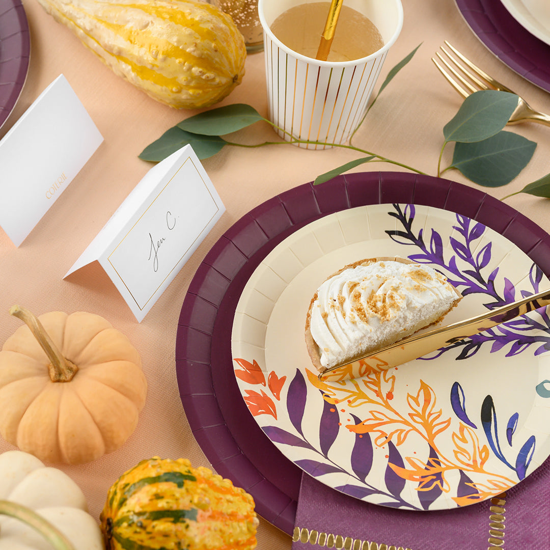 Plum Classic Large Plates (10 Per Pack)