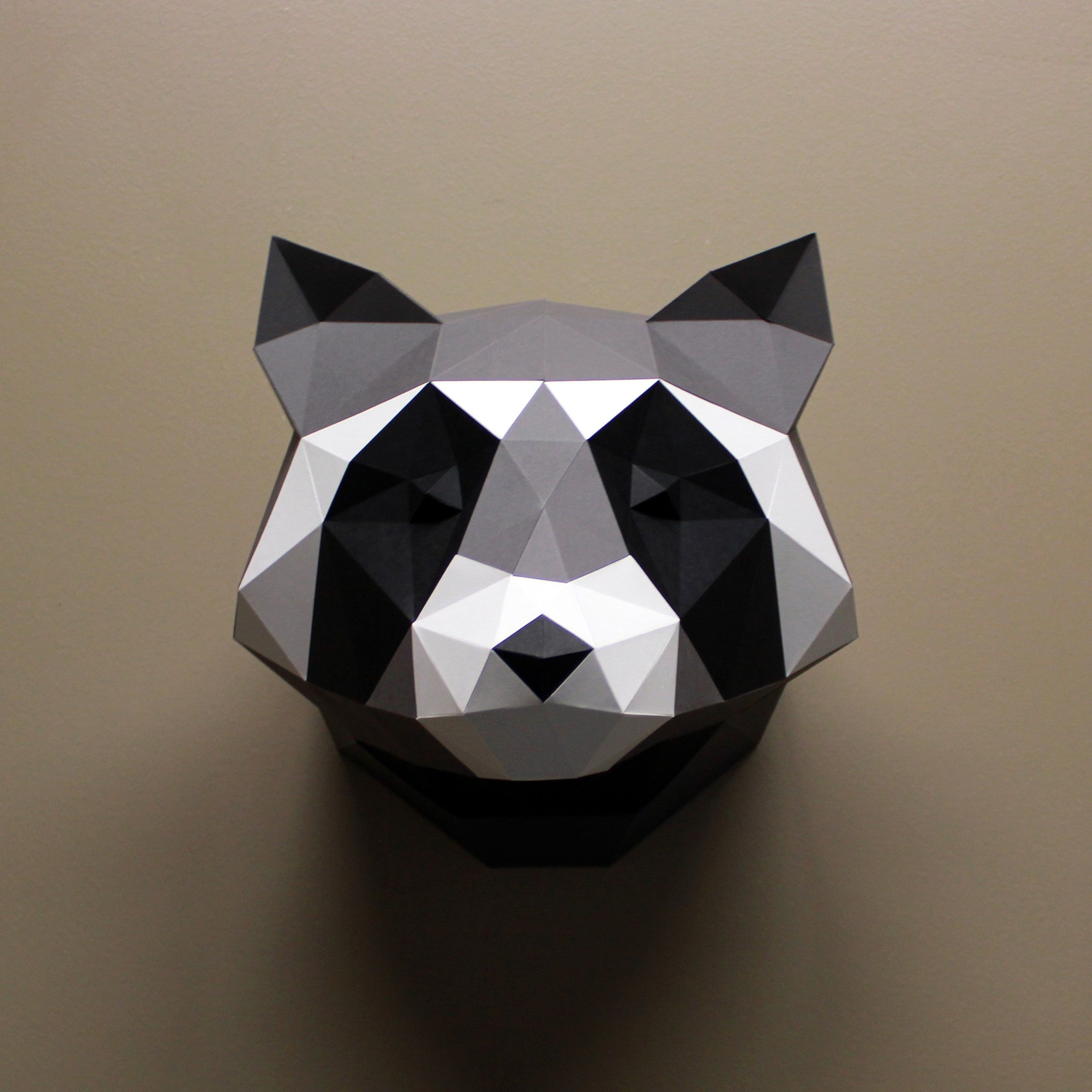 Heidi The Raccoon | Diy Paper Craft Animal Kit