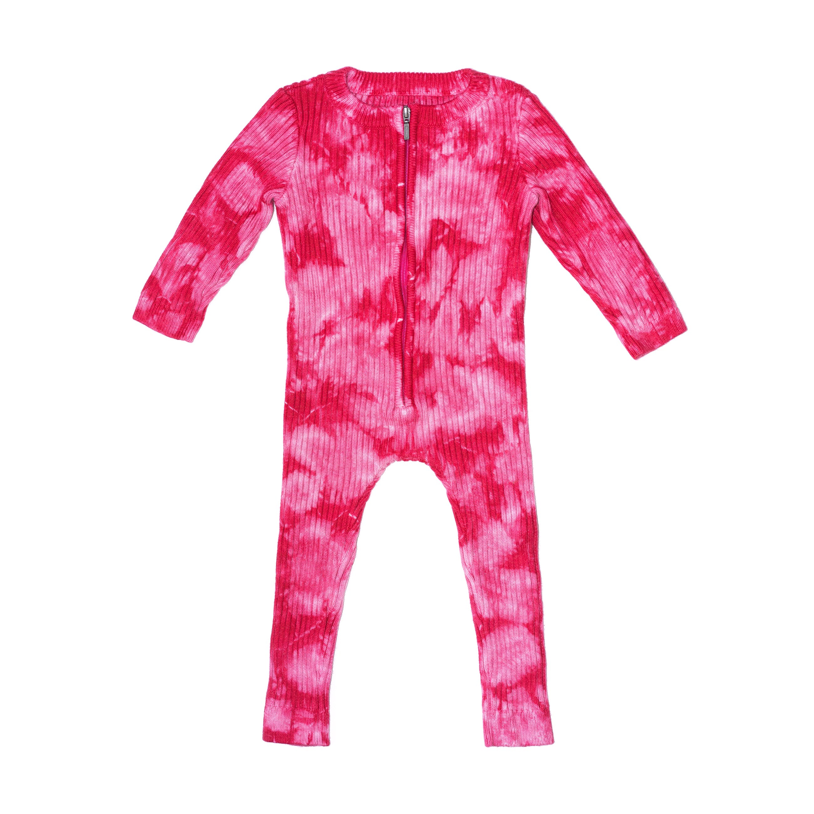 Fuchsia Tie Dye Onesie