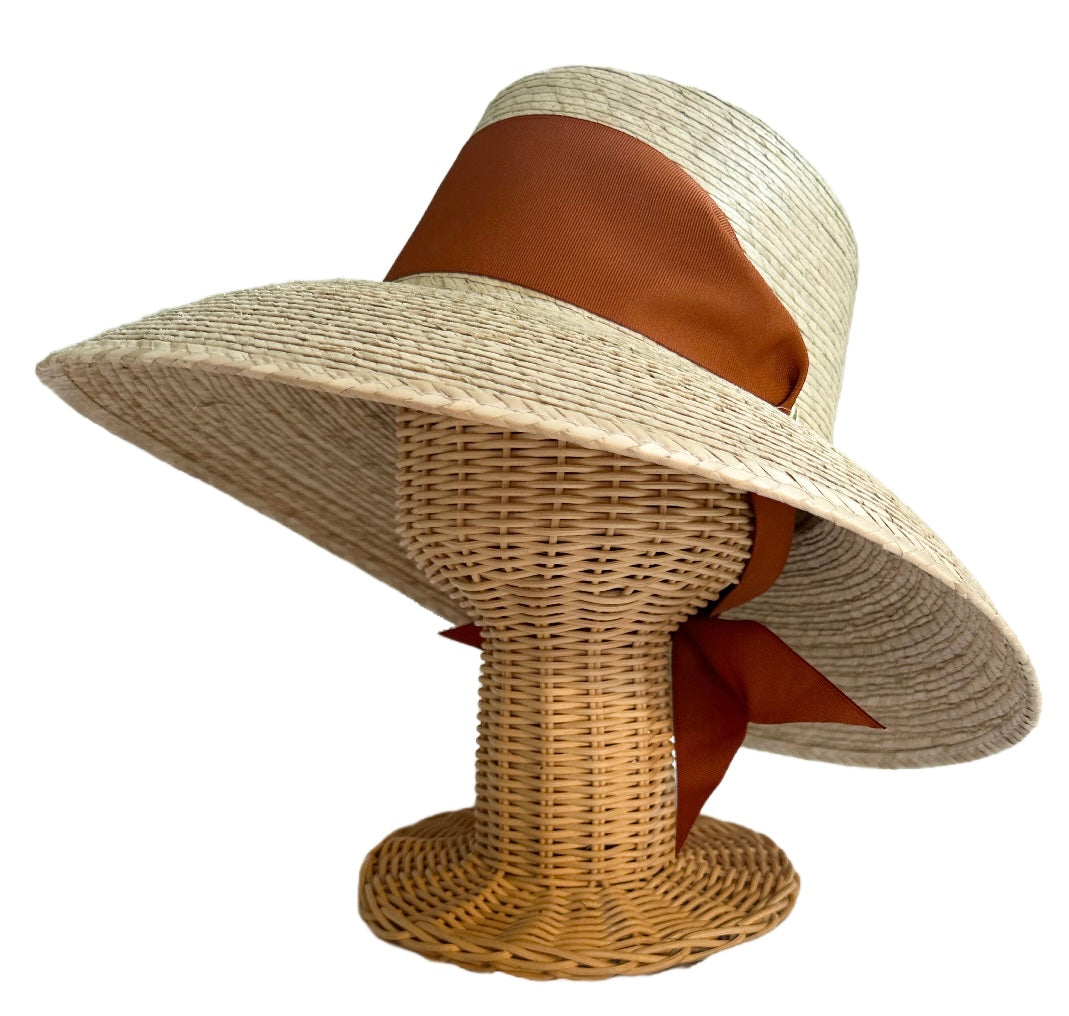 Burnt Orange/rust Grosgrain Ribbon - Wide & Short