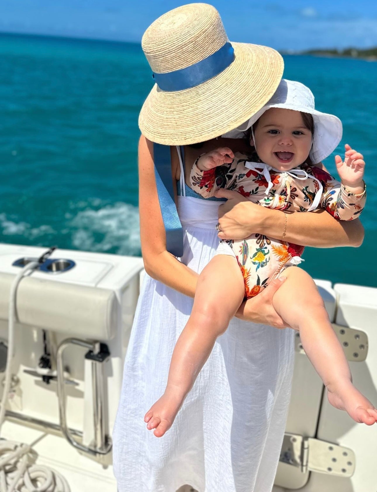 Clematis Bucket Hat - Wide & Short Light Pink Grosgrain Ribbon