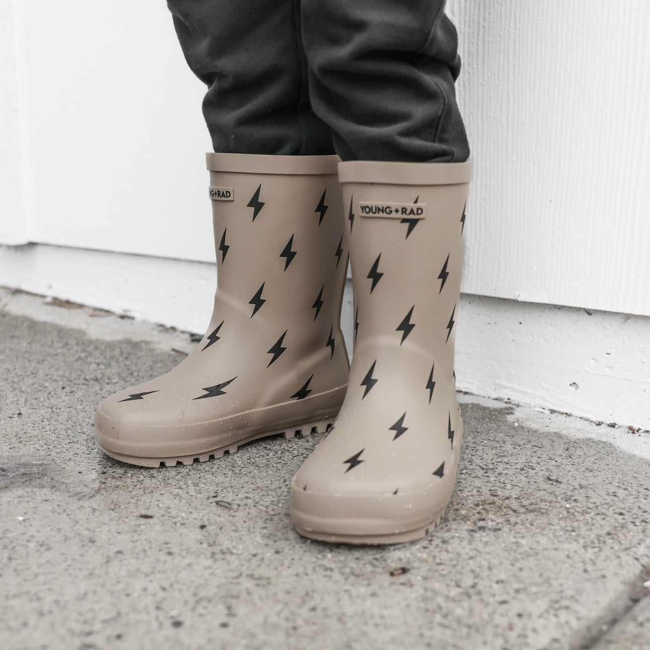 Bolt Romp + Rain Boots