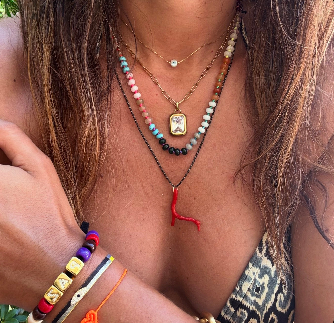 Genesis Bezel Chain Necklace
