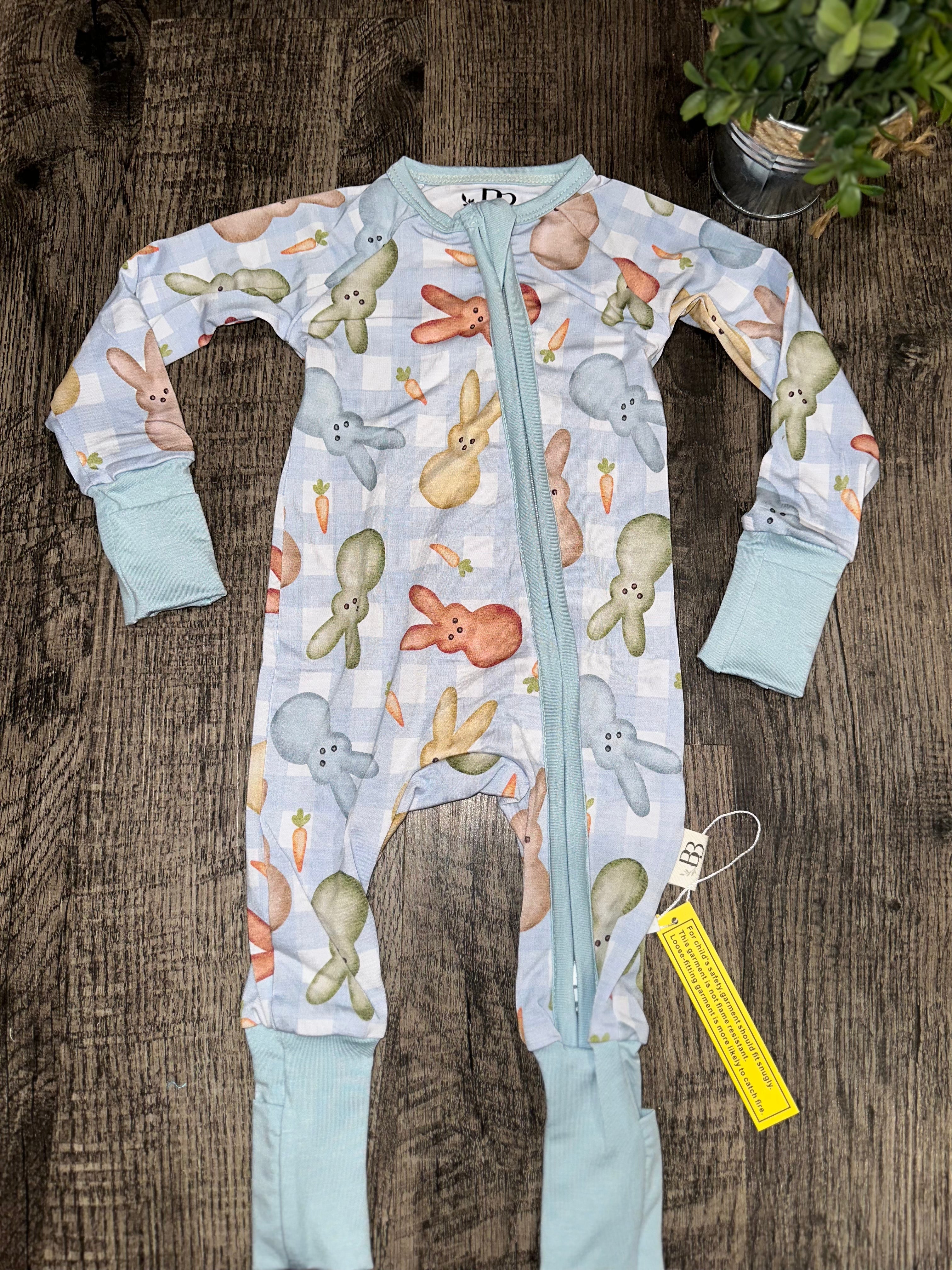 Plaid Easter Bamboo Zippy