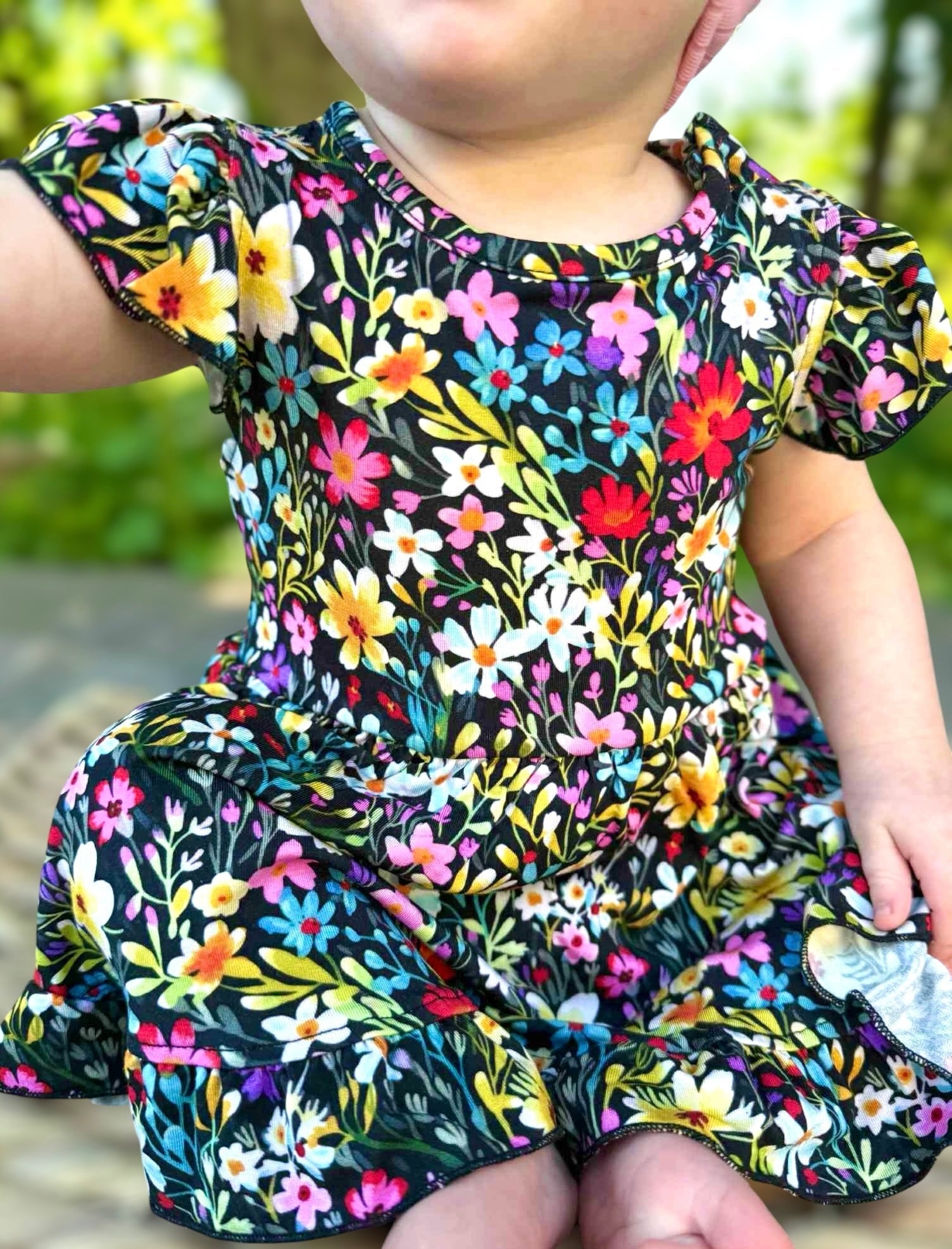 Brilliant Blooms Bodysuit Twirl
