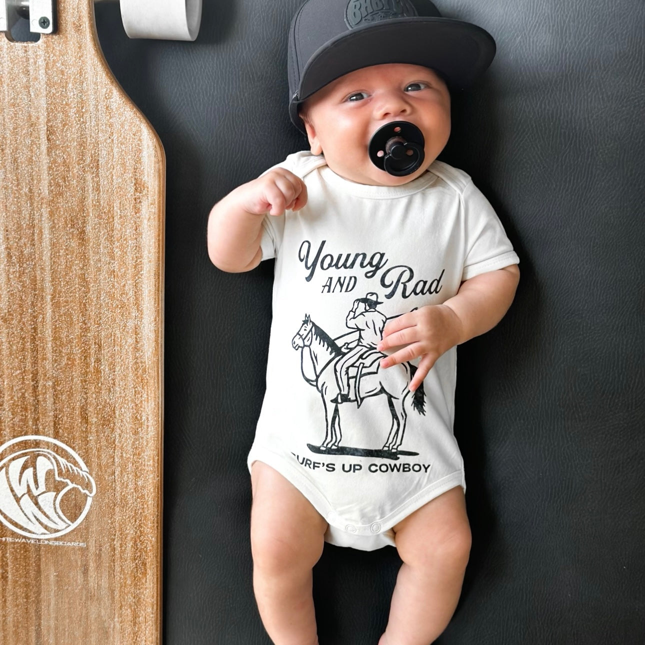 Surfs Up Cowboy Onesie