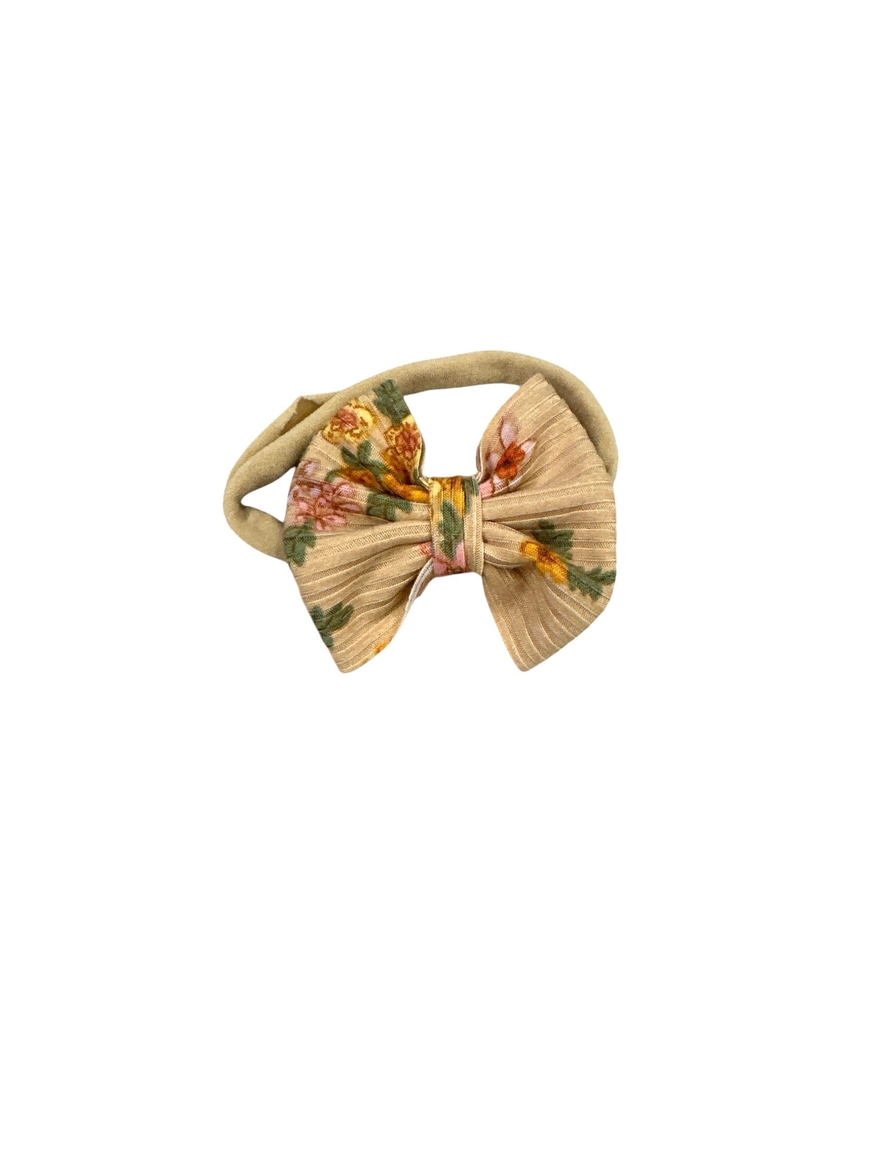 Loretta Floral Nylon Bow