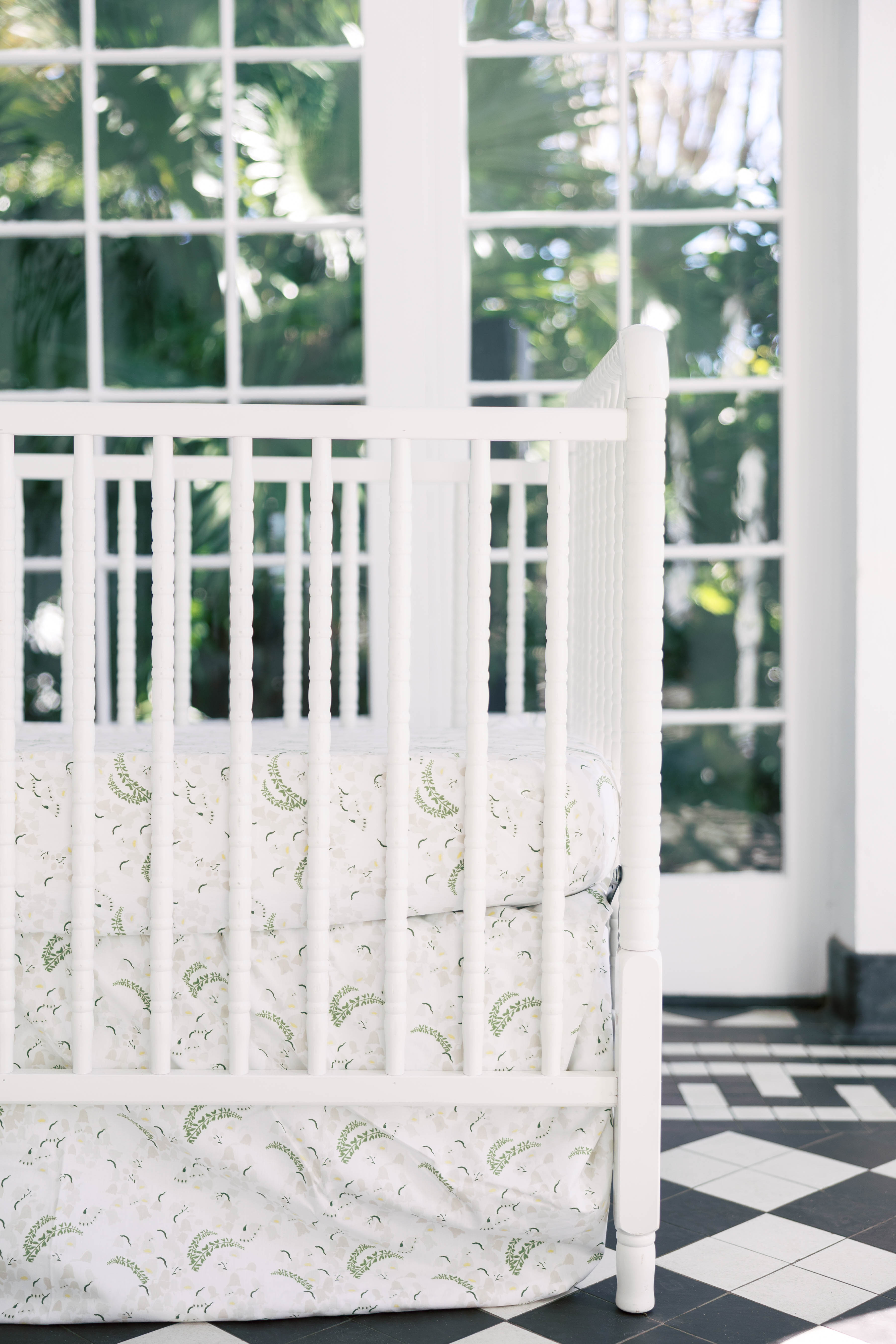 Lily Of The Valley Crib Sheet
