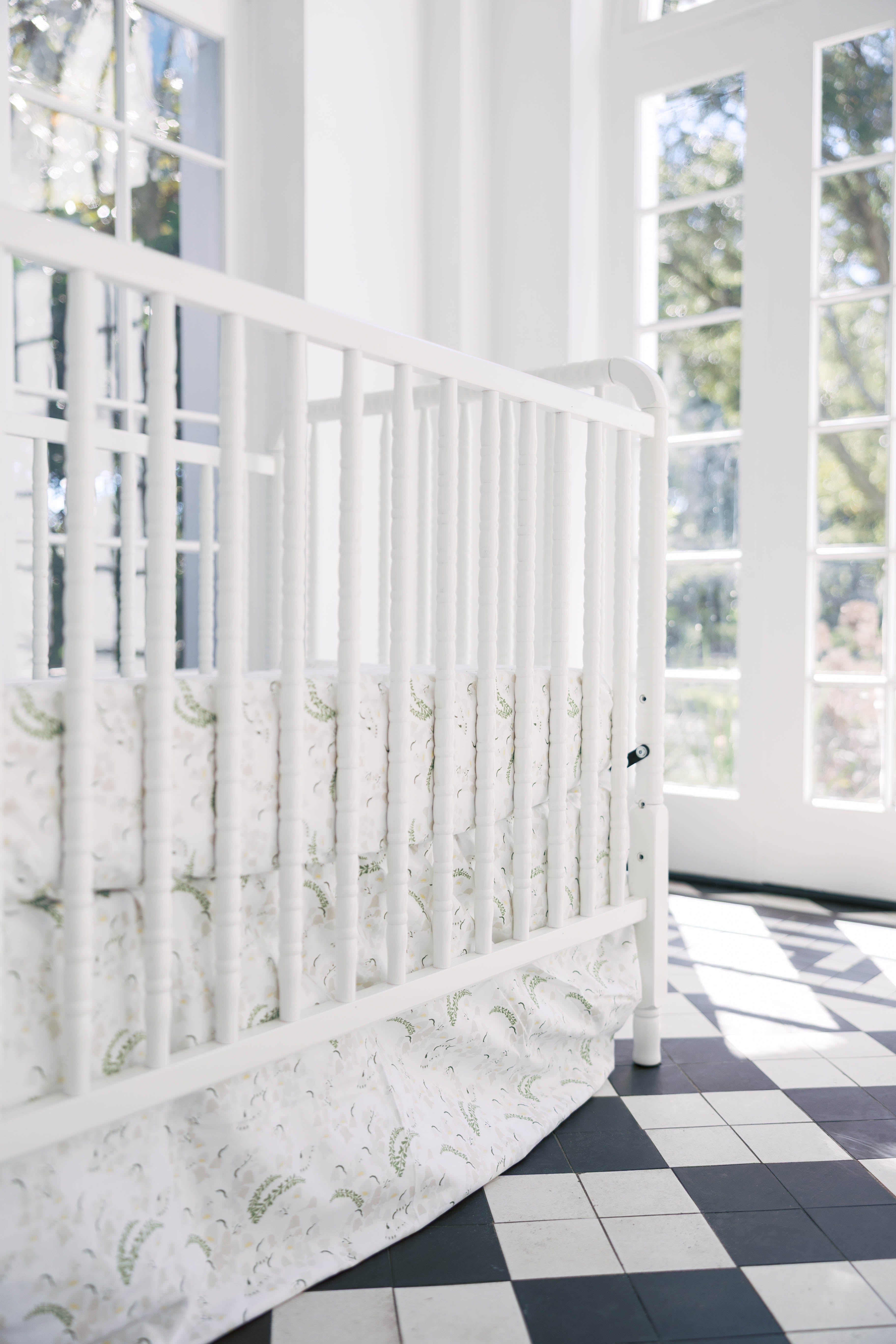 Lily Of The Valley Crib Sheet