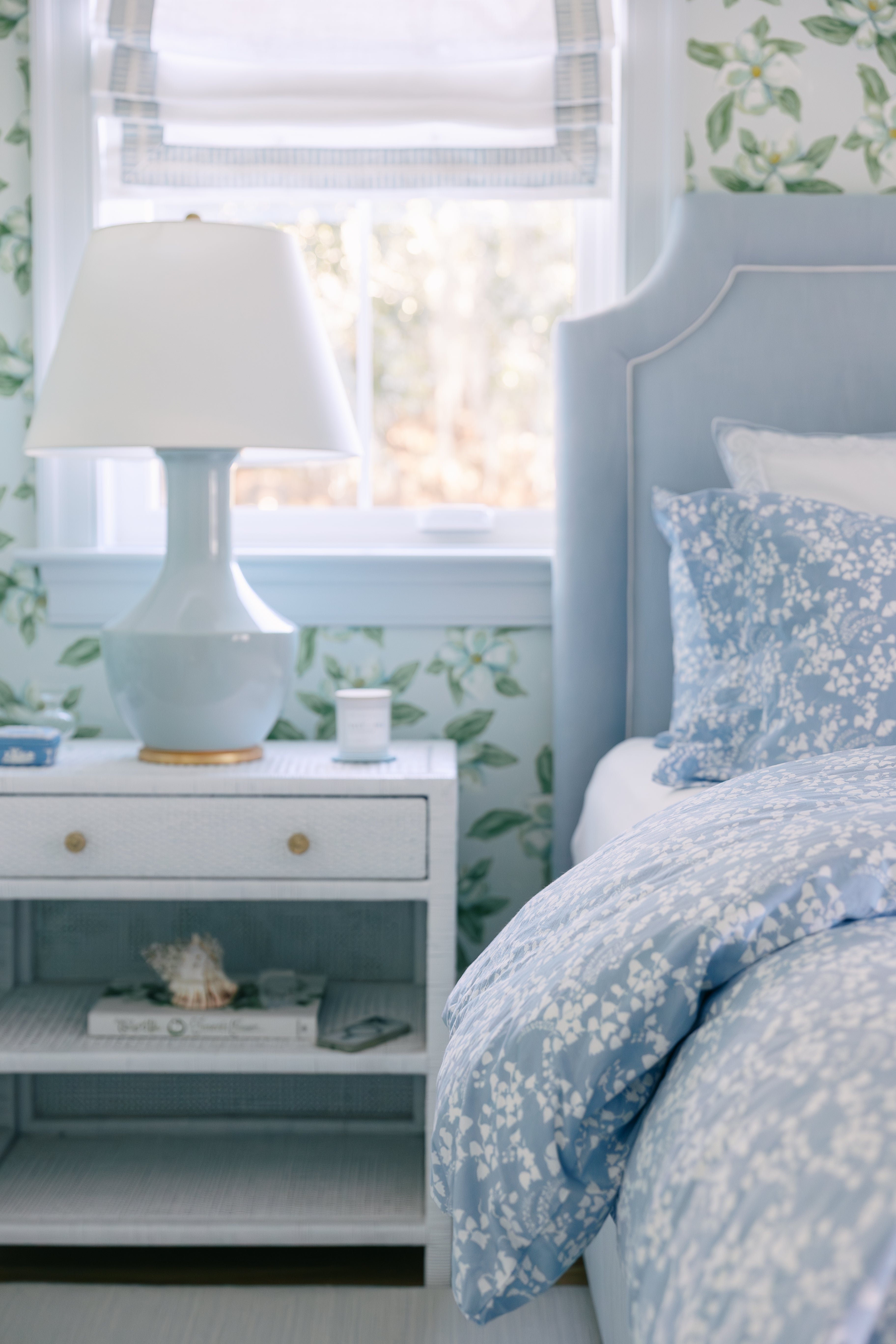Lily Of The Blue Valley Duvet Cover