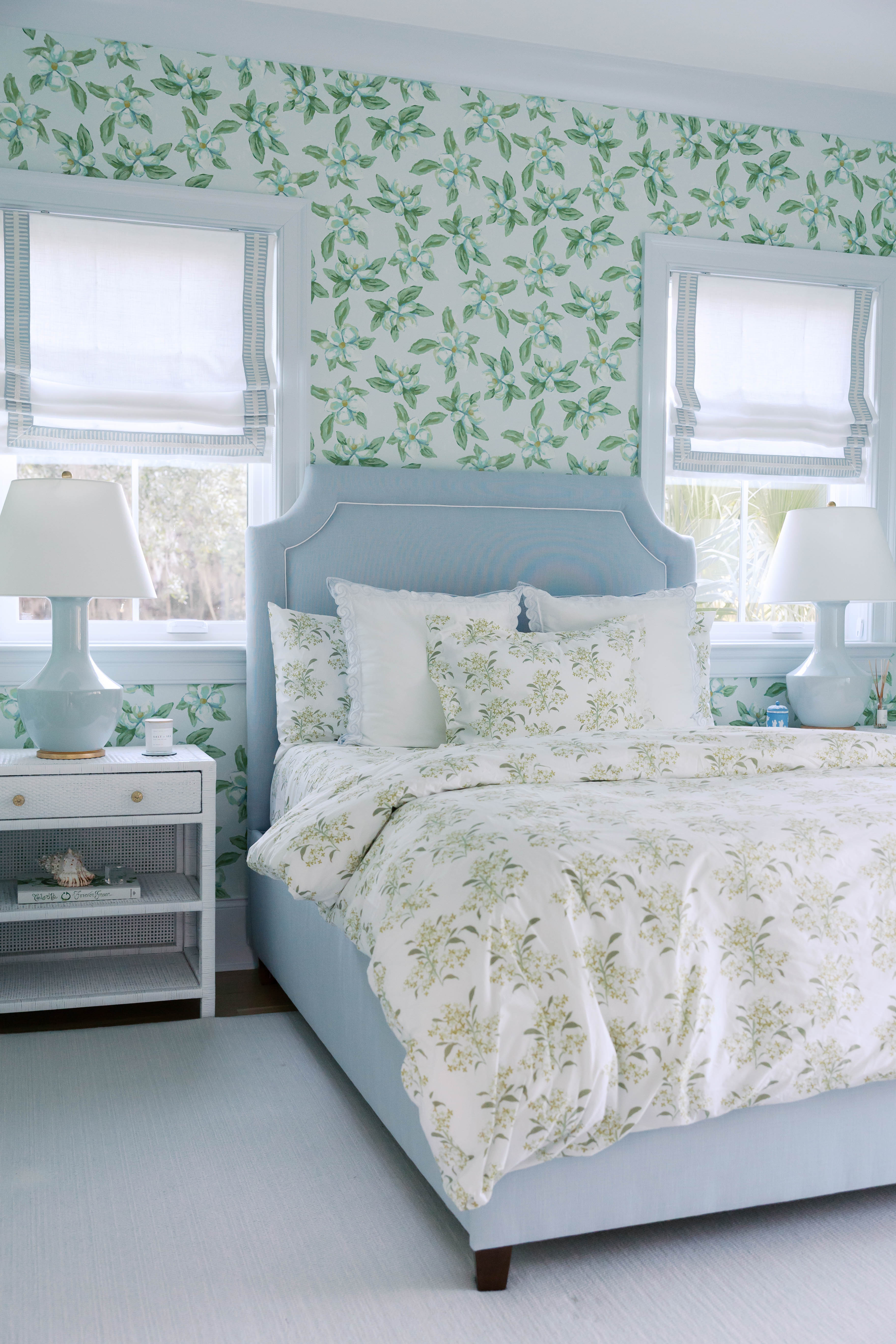 Lilac In Green Duvet Cover