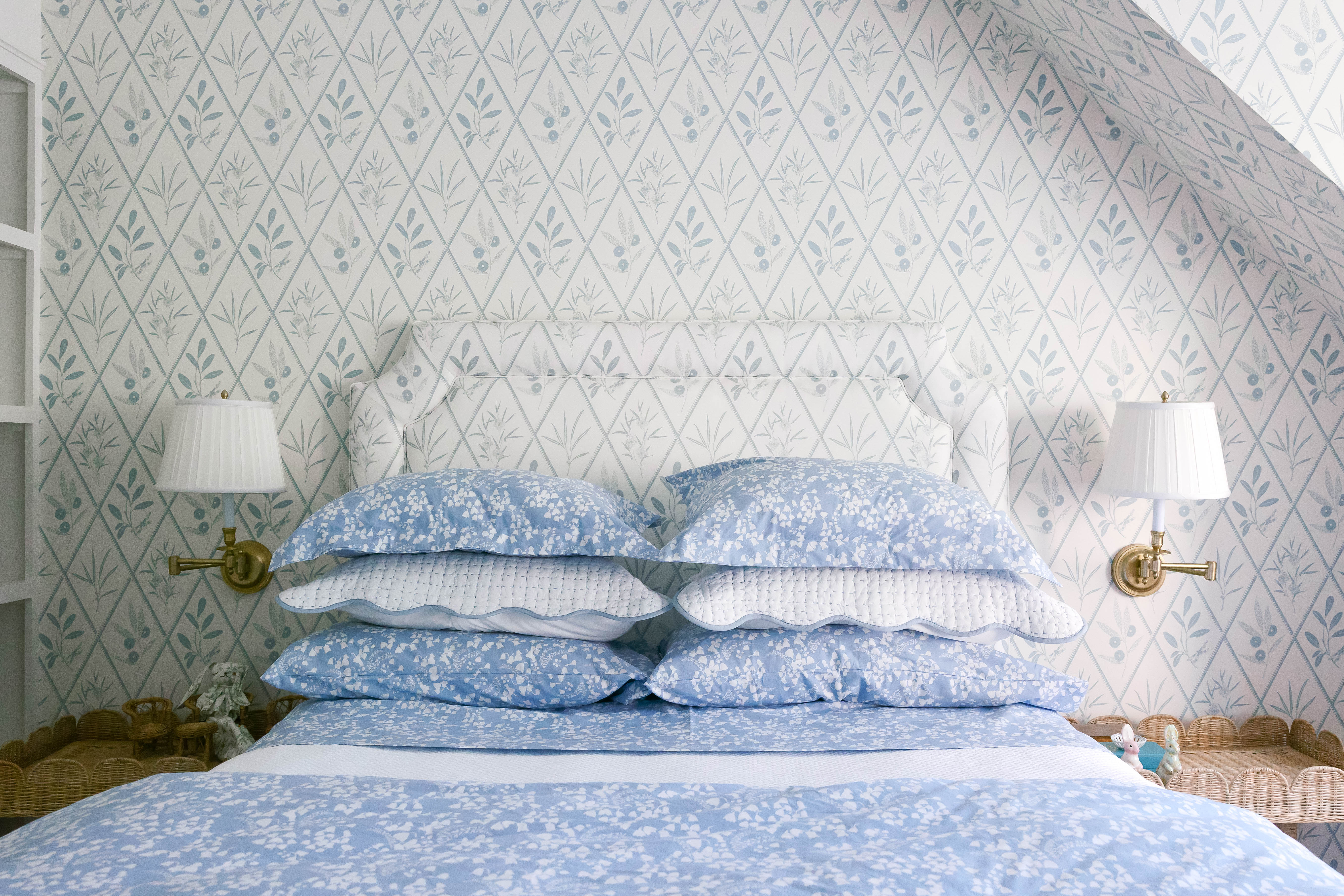 Lily Of The Blue Valley Duvet Cover