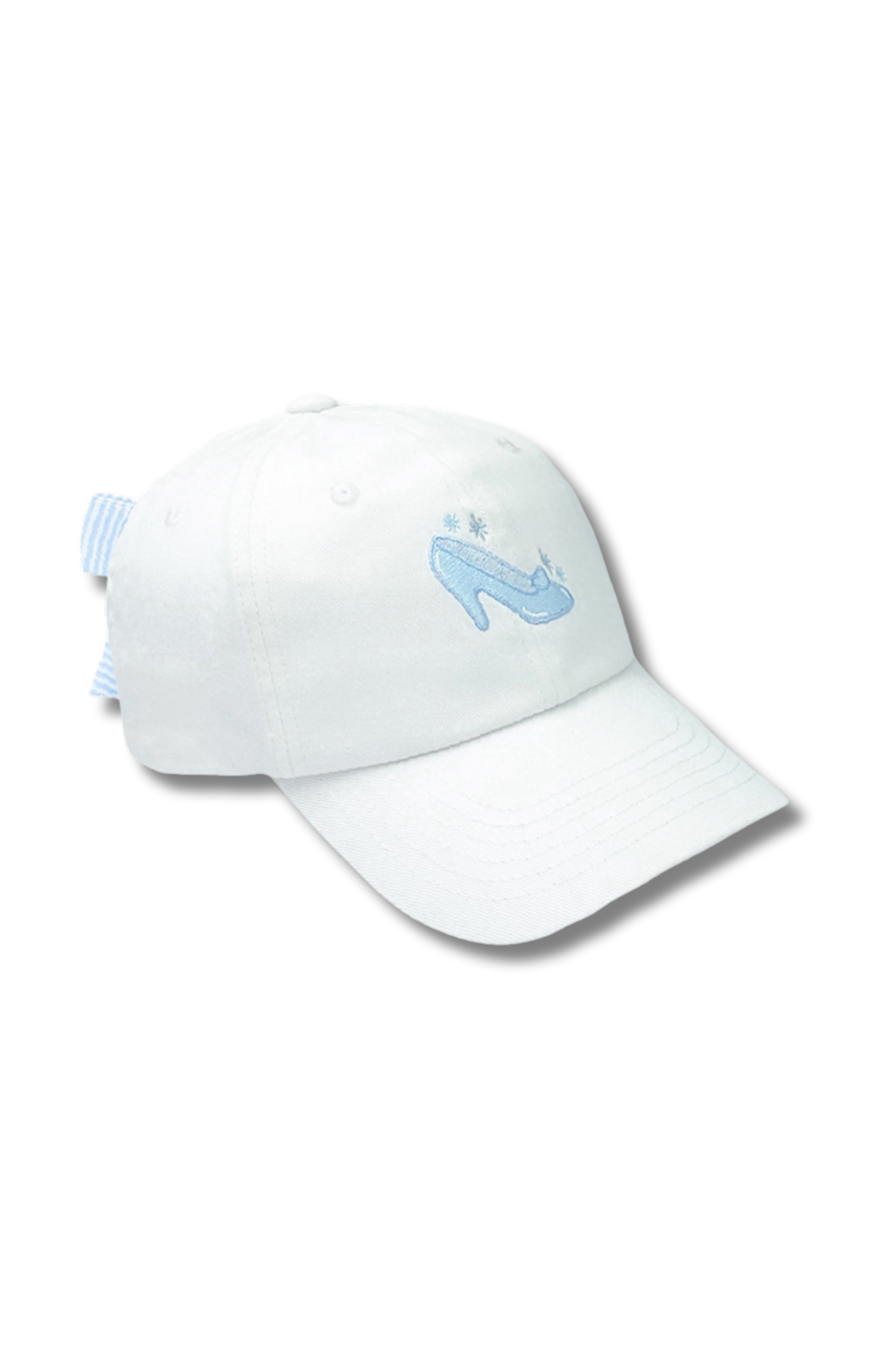 Glass Slipper Bow Baseball Hat (girls)