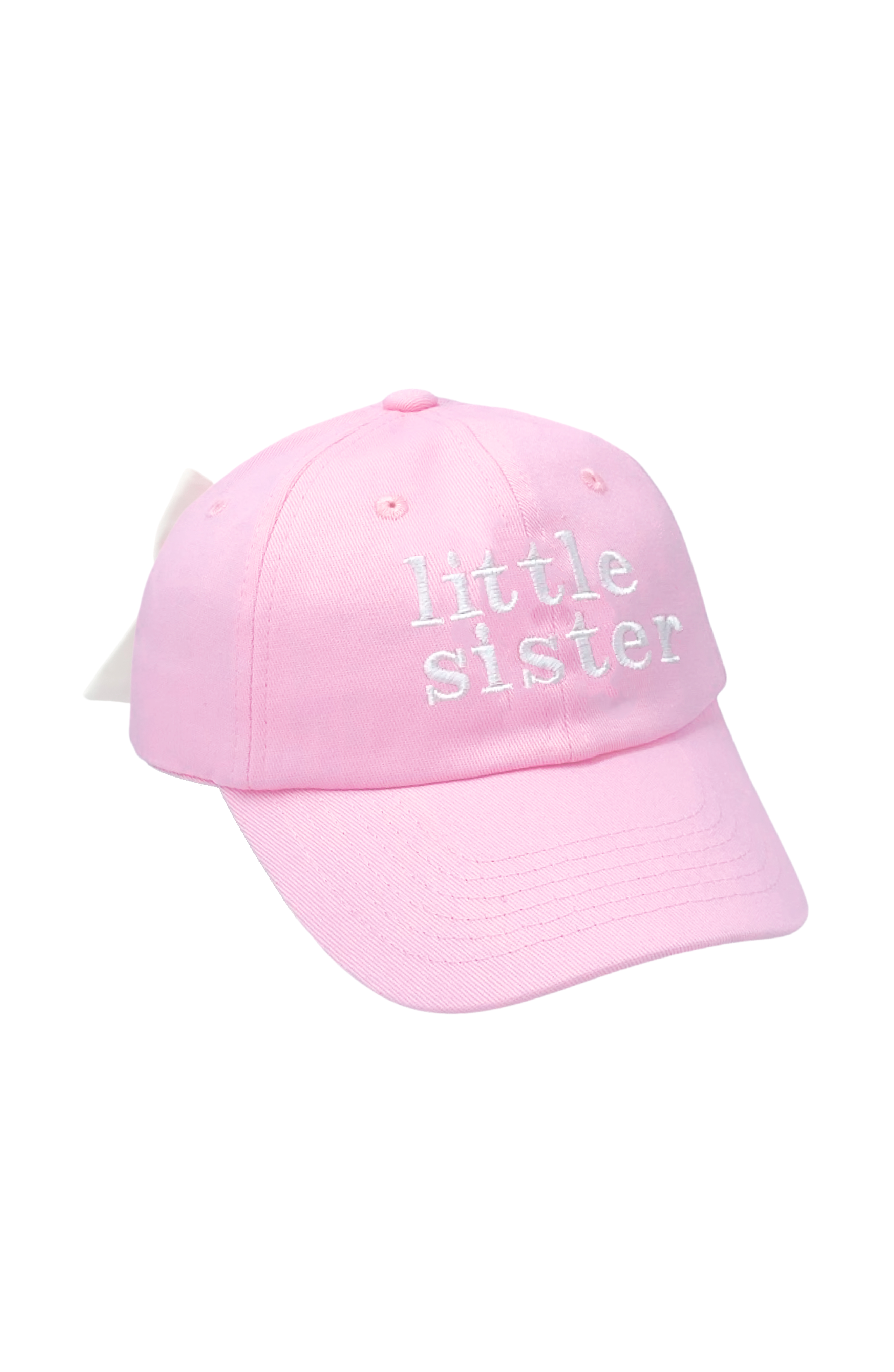 Little Sister Bow Baseball Hat (baby/toddler)