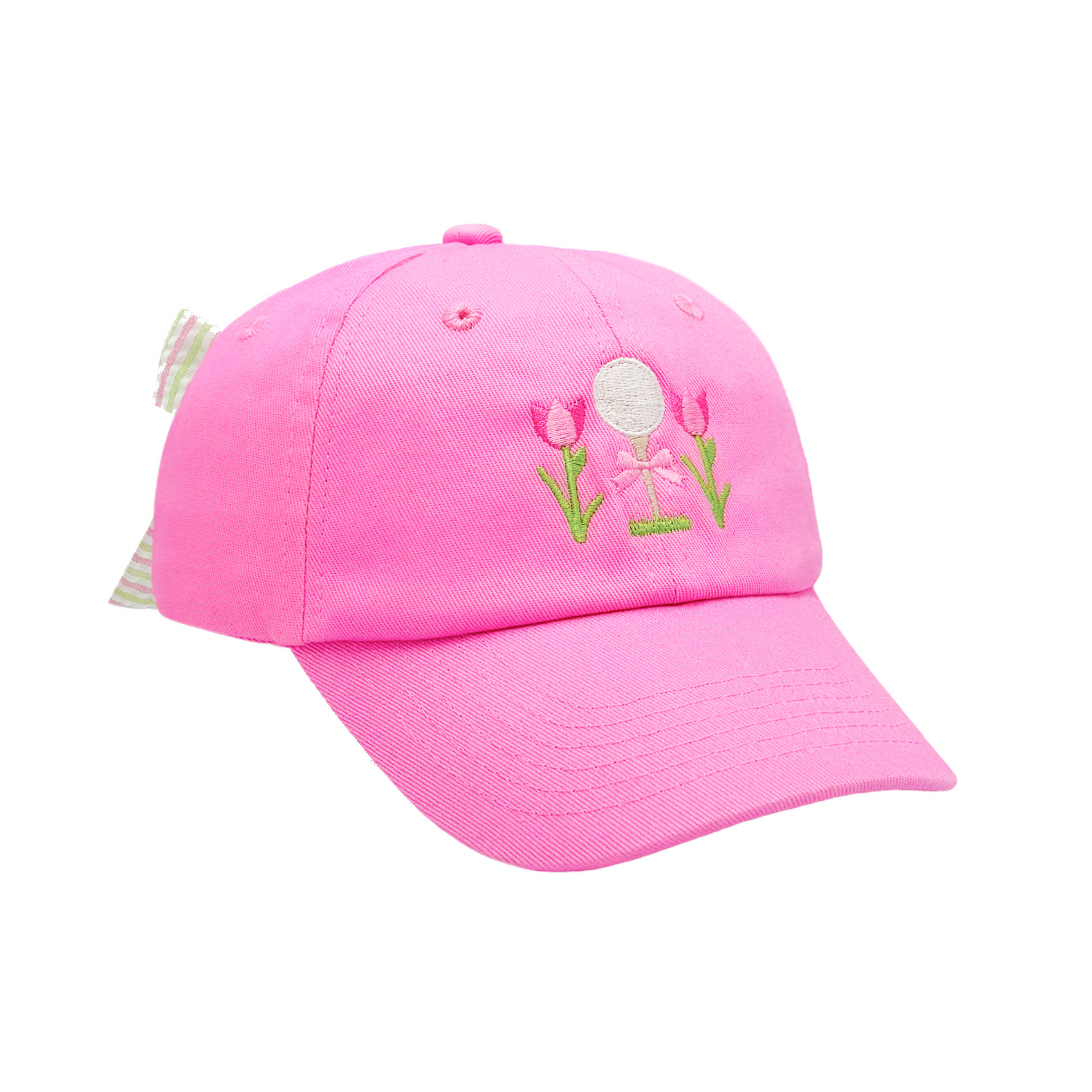 Tee Time Bow Baseball Hat (youth)