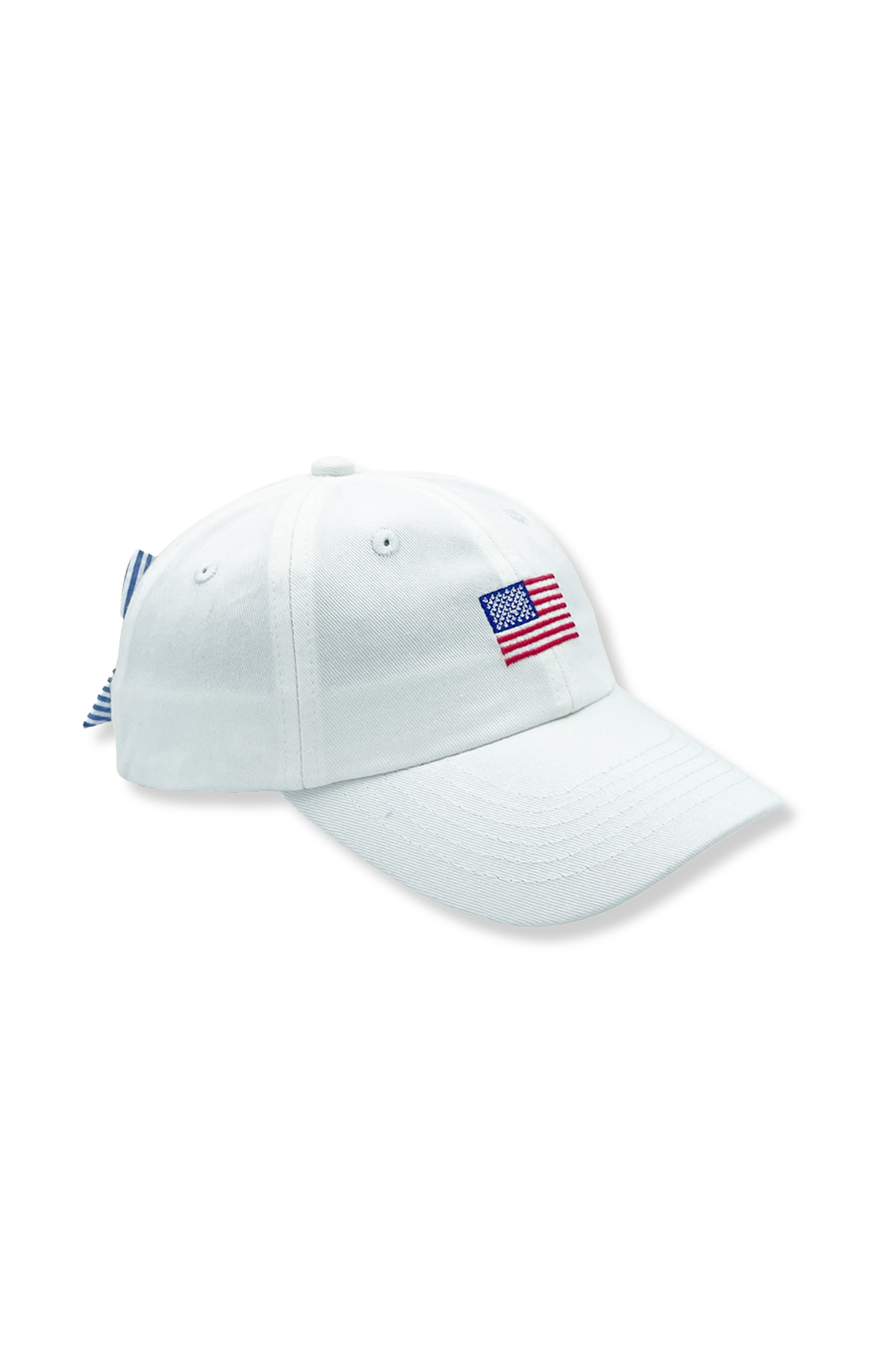 American Flag Bow Baseball Hat (baby)