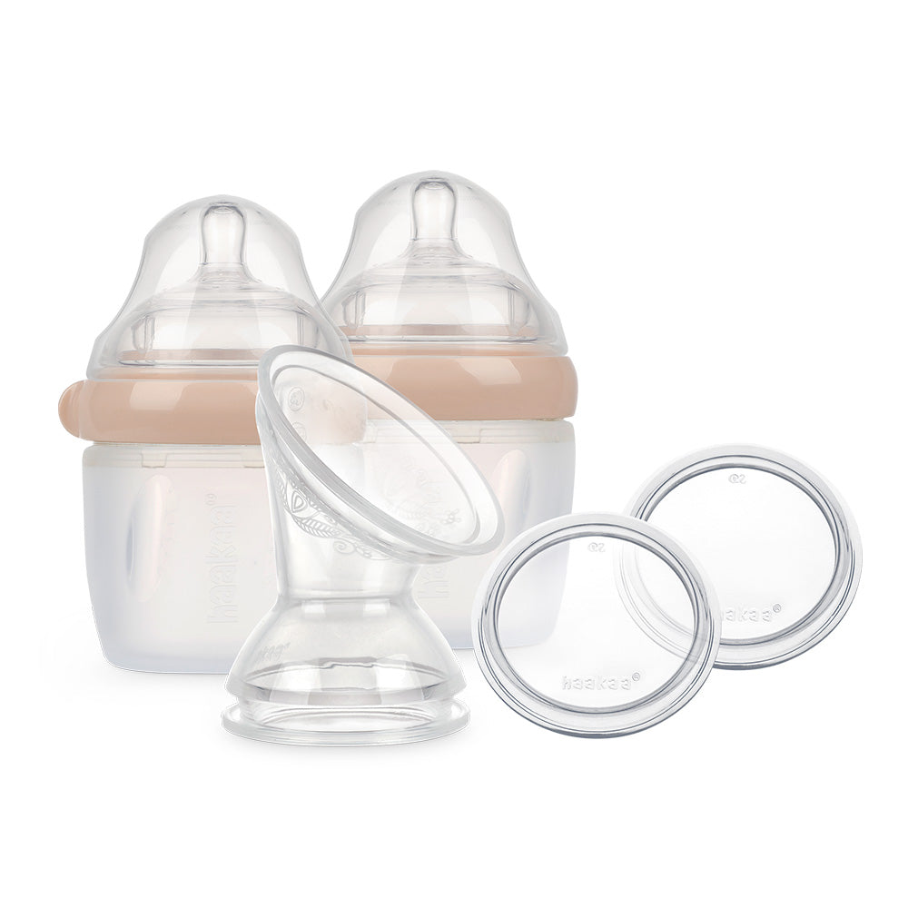 Haakaa Gen 3 Silicone Breast Pump And Bottle Pack 160 Ml/6 Oz