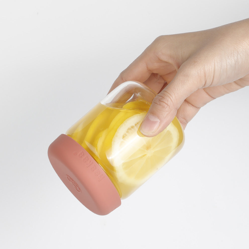 Sealed Glass Storage Jar Set - 4 X 4oz + 2 X 7 Oz Glass Jars