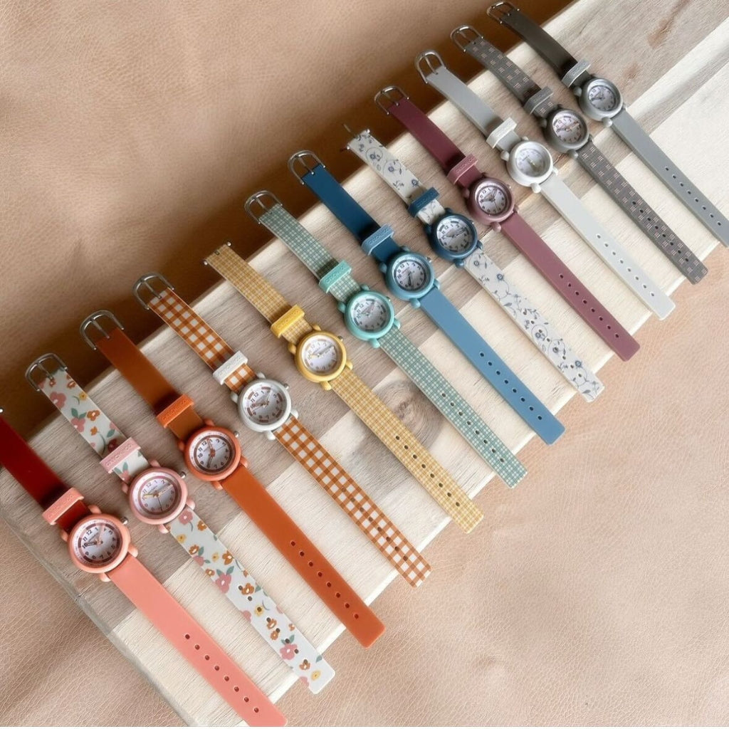 Classic Watches | Silicone + Stainless Steel | Scandi Floral