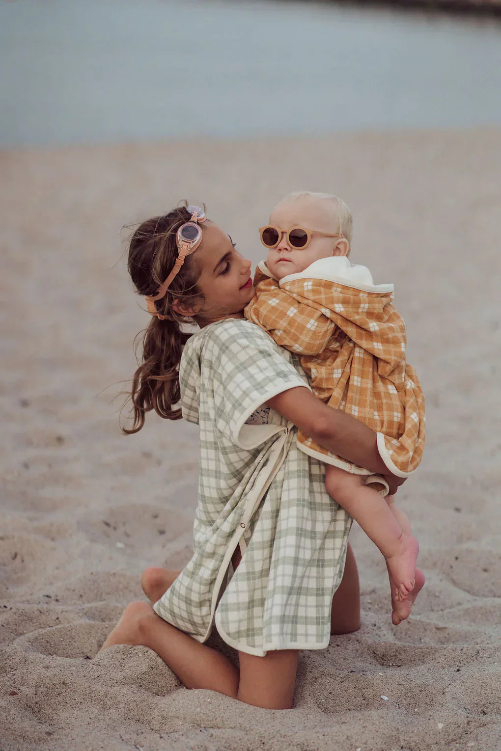 Bathing Towel Poncho | Organic Cotton - Buckwheat