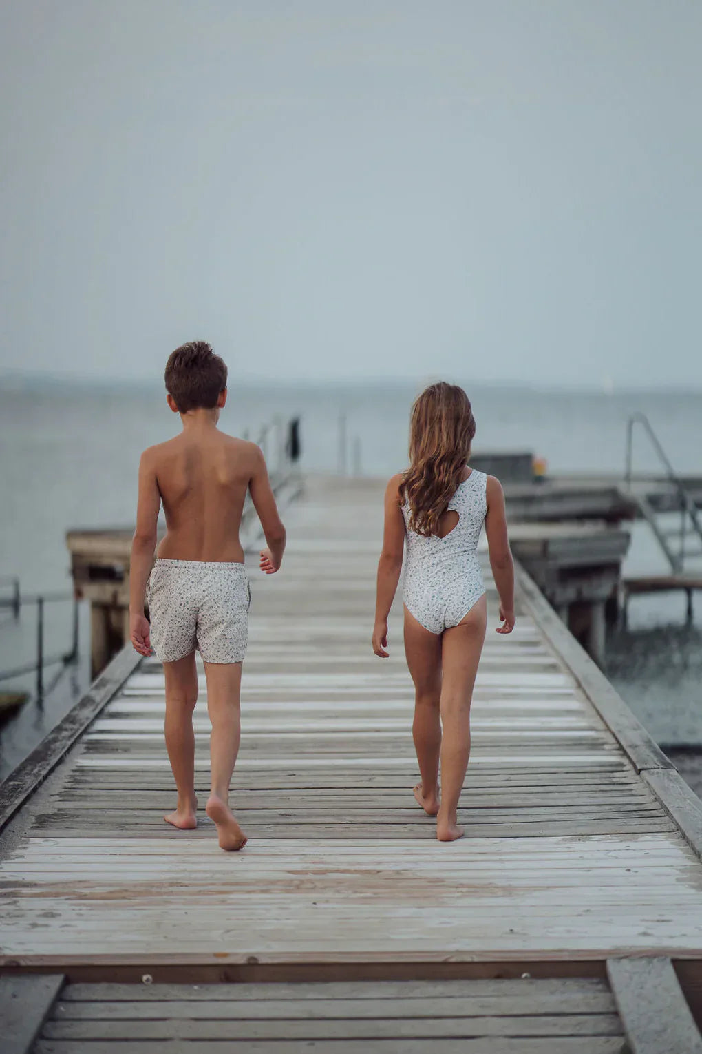 Sweetheart 1 Piece Swimsuit | Upf + Recycled - Scandi Floral