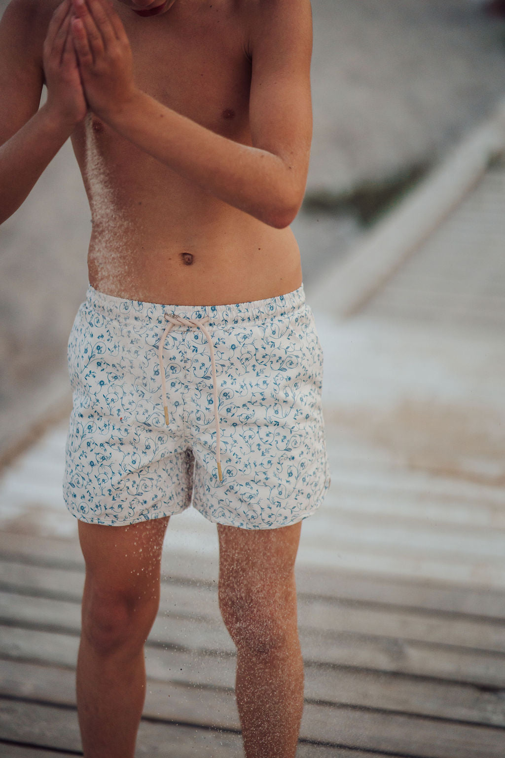 Swim Trunks | Upf + Recycled - Scandi Floral