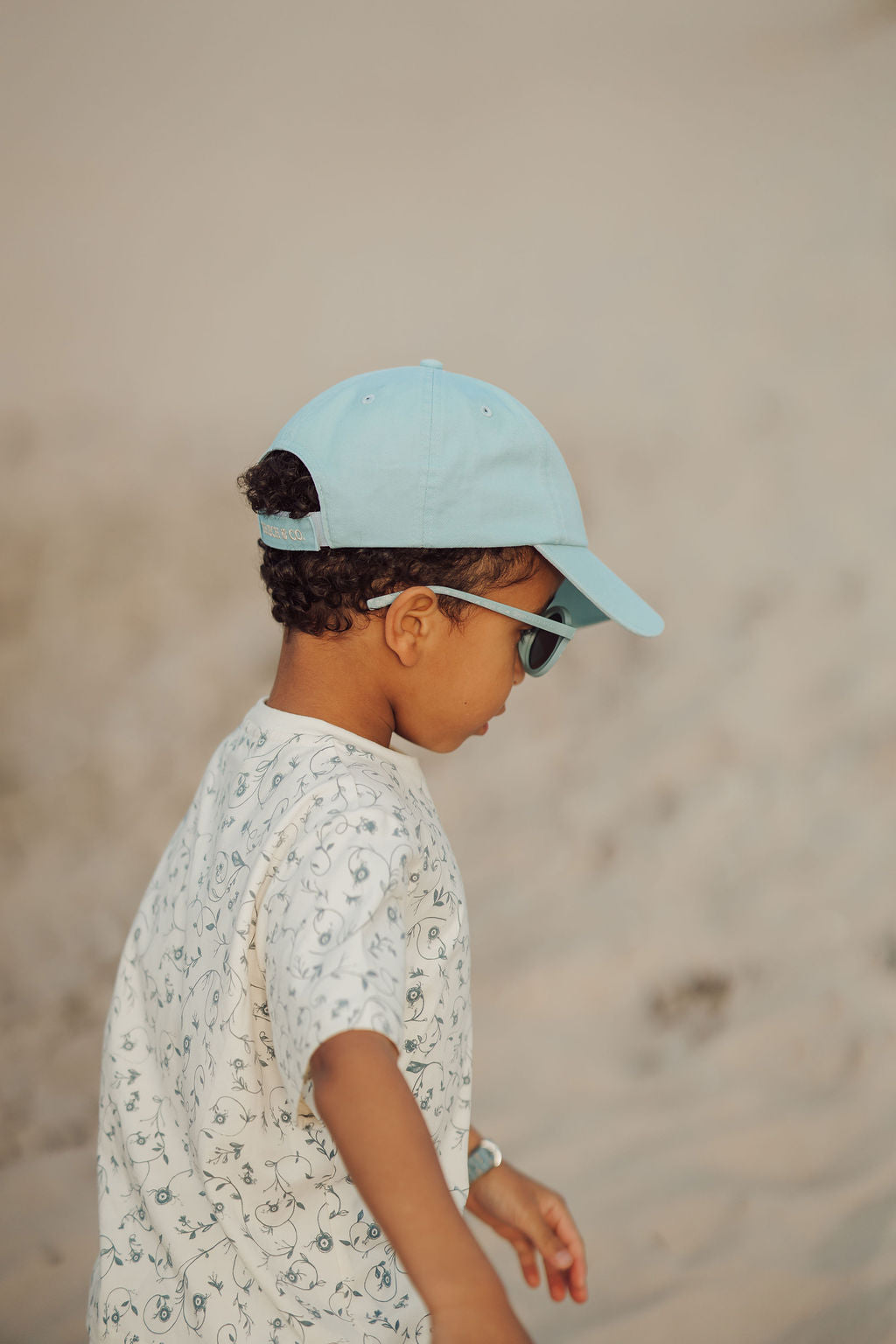 Oversized T-shirt | Organic Cotton Jersey - Scandi Floral