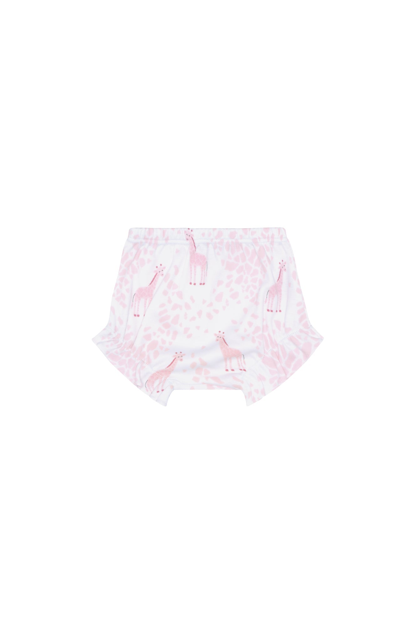 Pink Giraffe Print Diaper Cover Set