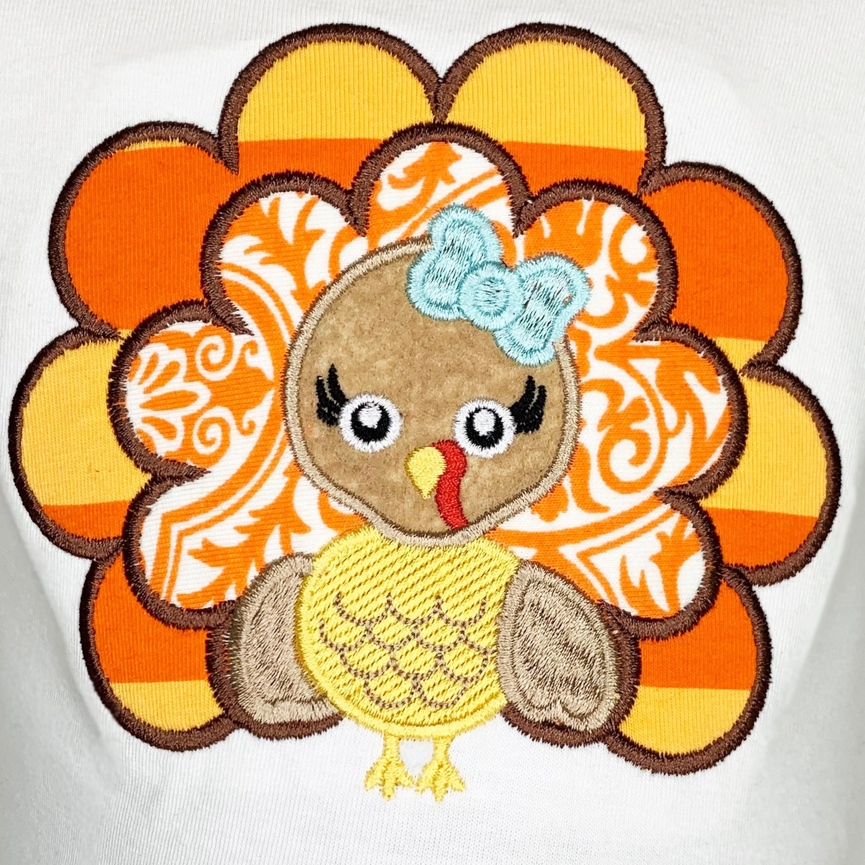 Annloren Big Little Girls Autumn Turkey Tunic & Leggings Holiday Thanksgiving Clothes